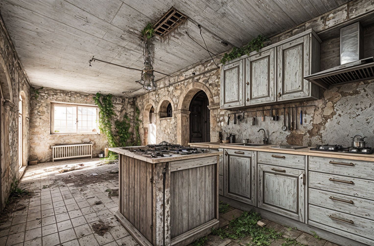 Abandoned Open Kitchen