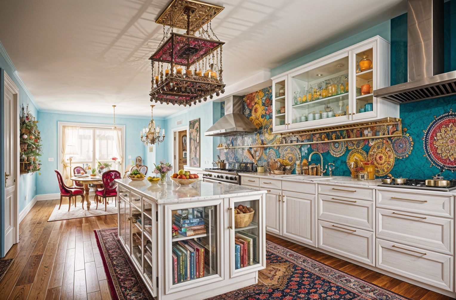 Maximalist Open Kitchen