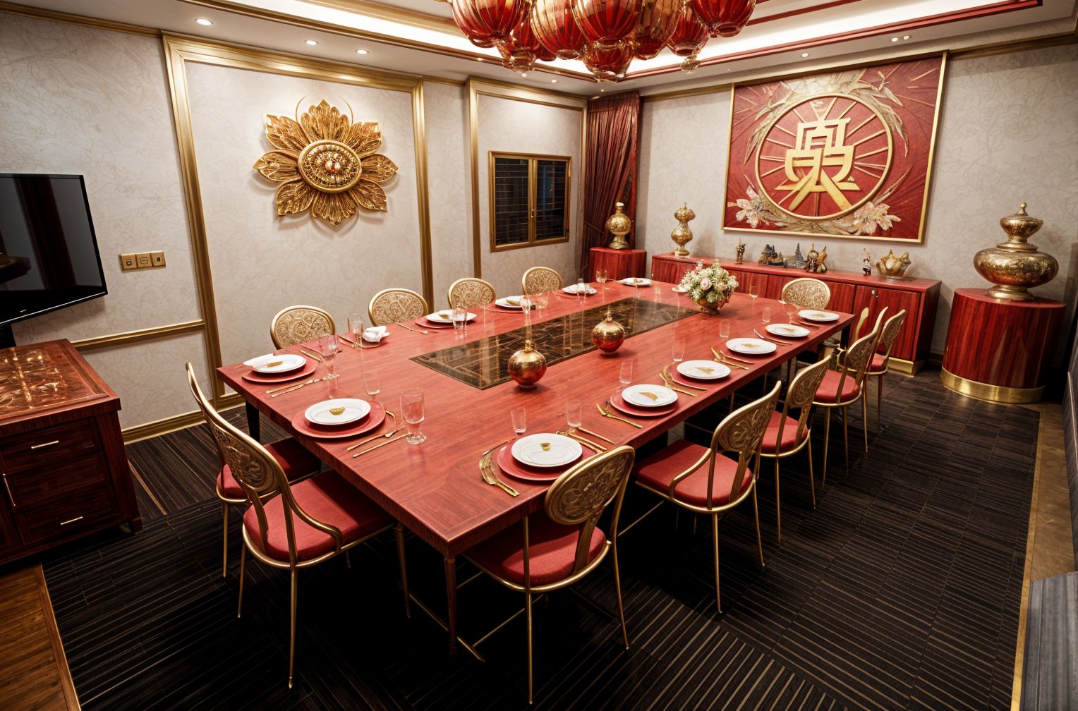 Chinese New Year Meeting Room
