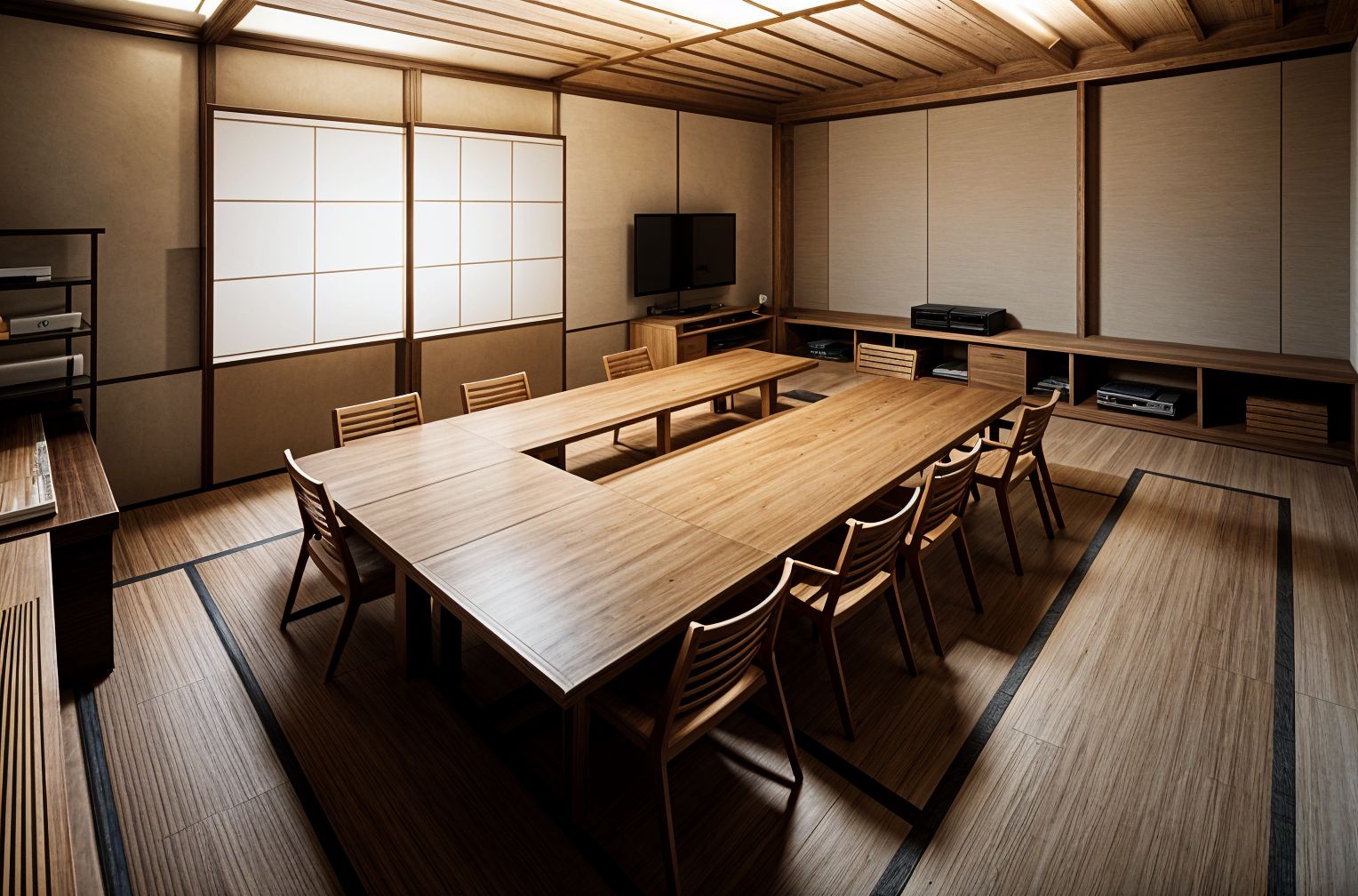Japanese Design Meeting Room