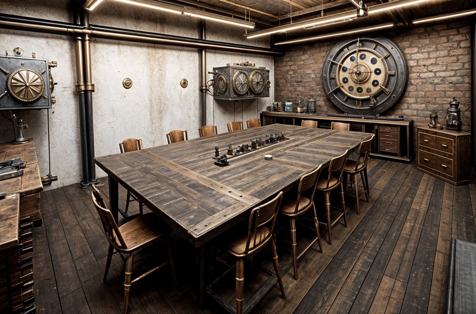 Steampunk Meeting Room