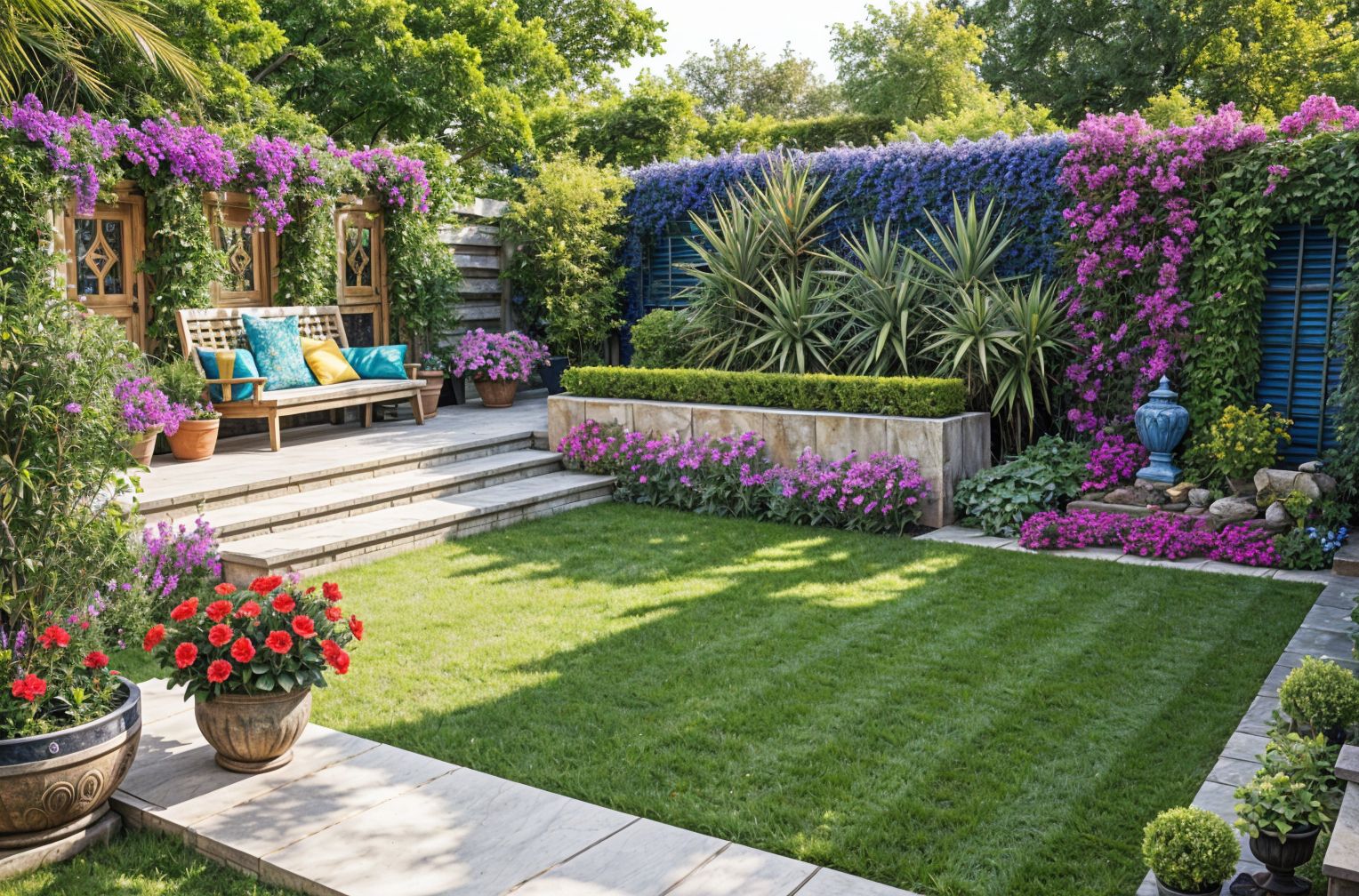 Maximalist Outdoor Garden