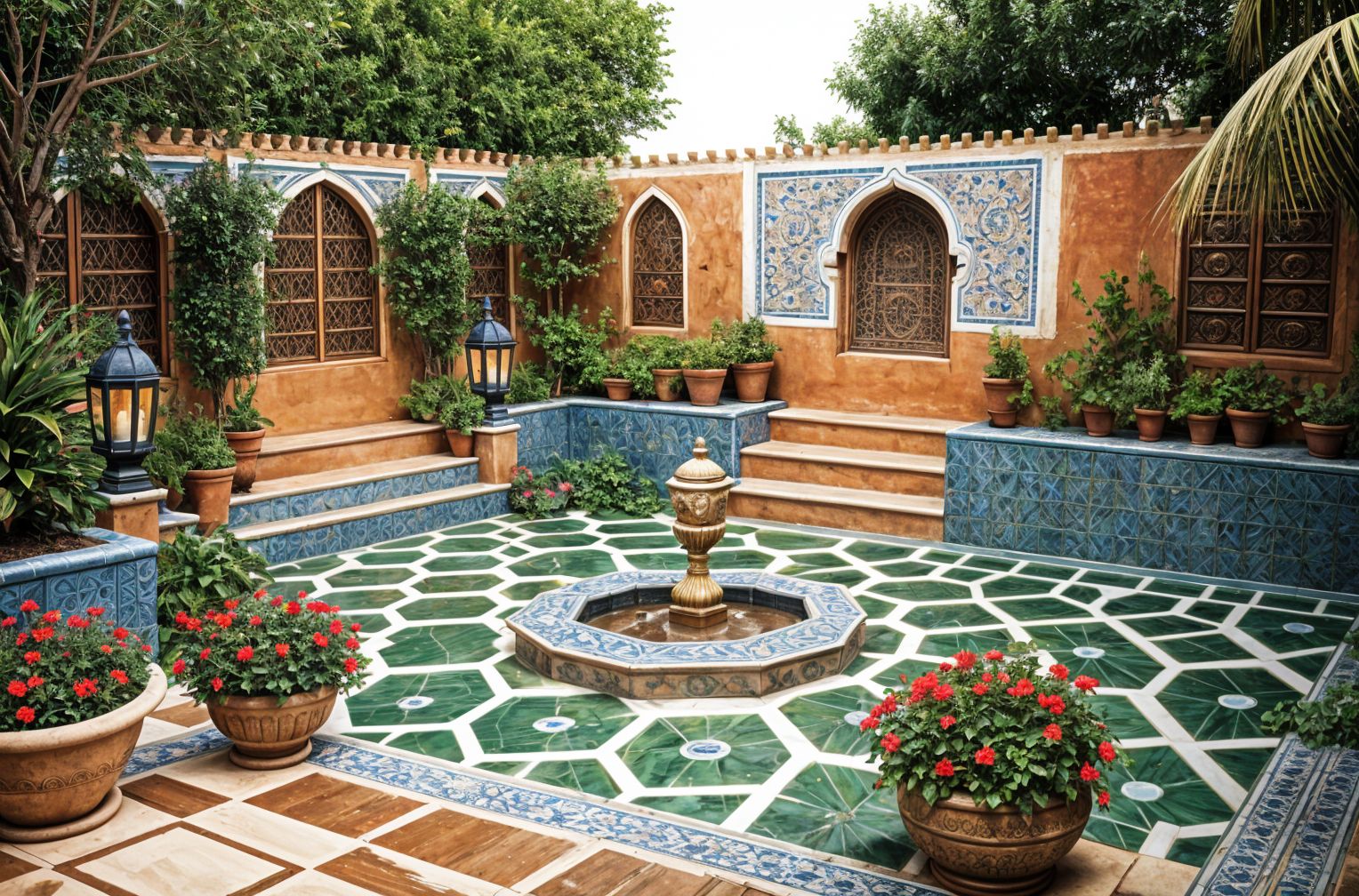 Moroccan Outdoor Garden