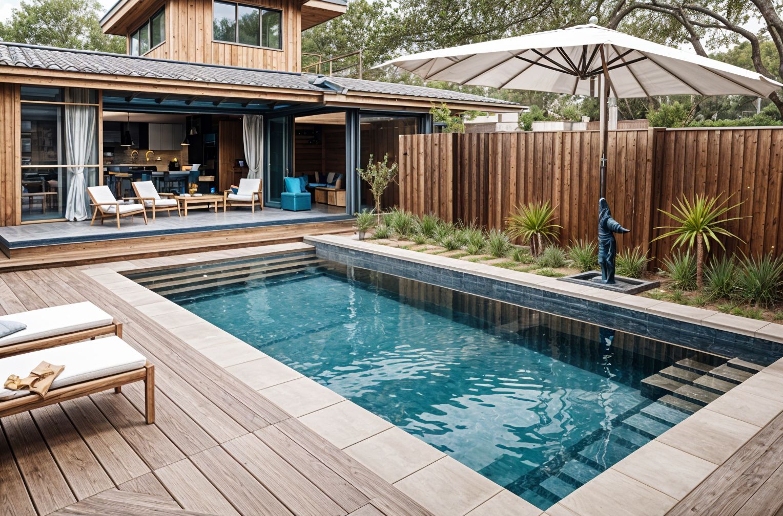 Airbnb Outdoor Pool Area