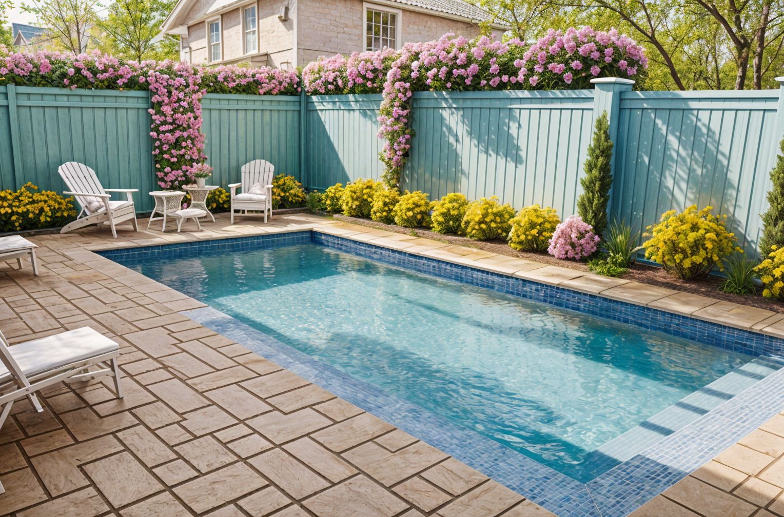 Easter Outdoor Pool Area