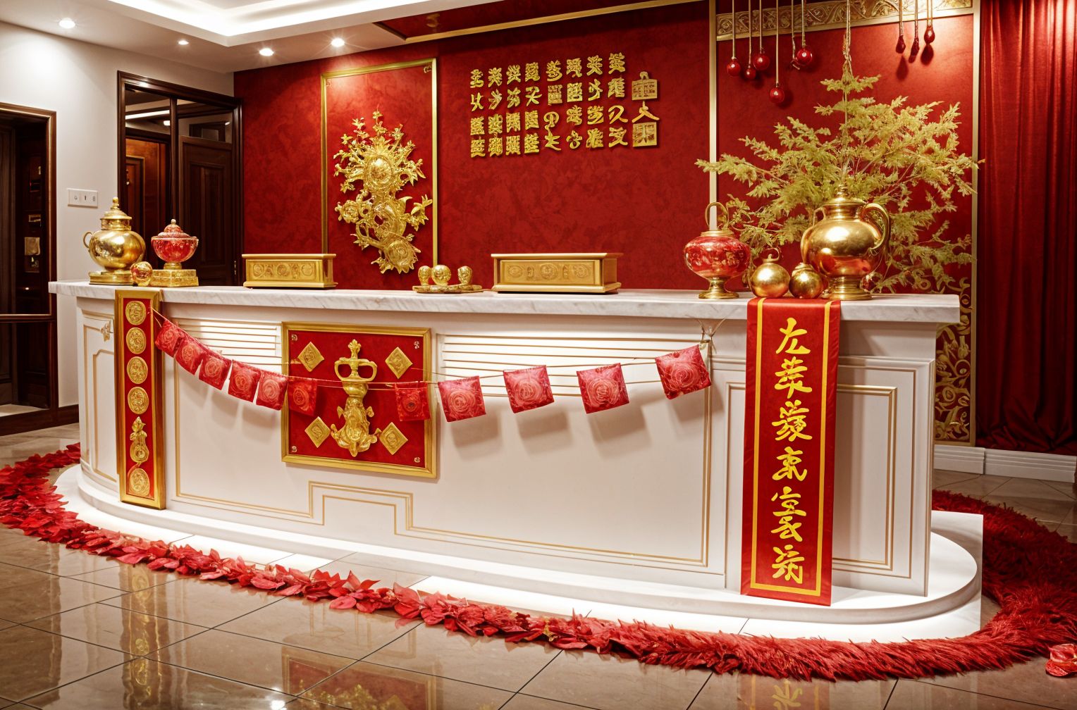 Chinese New Year Reception Area