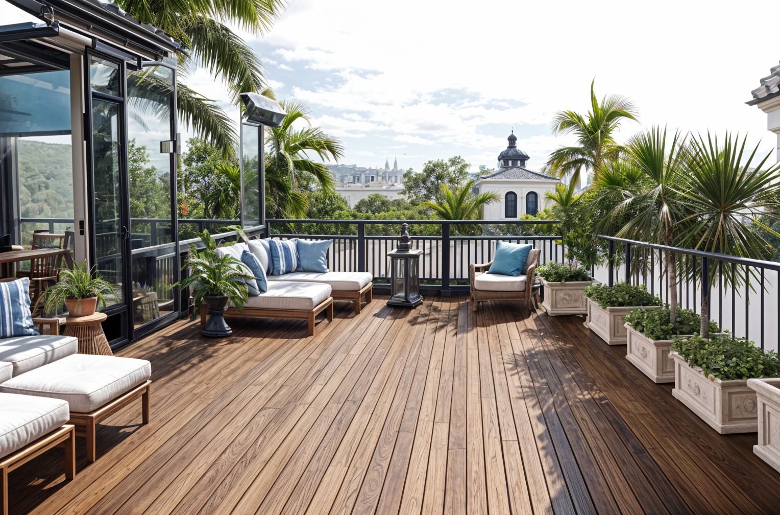 Colonial Rooftop Deck