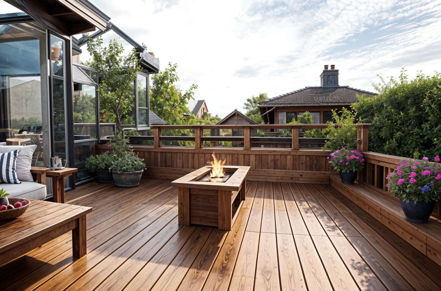 Craftsman Rooftop Deck