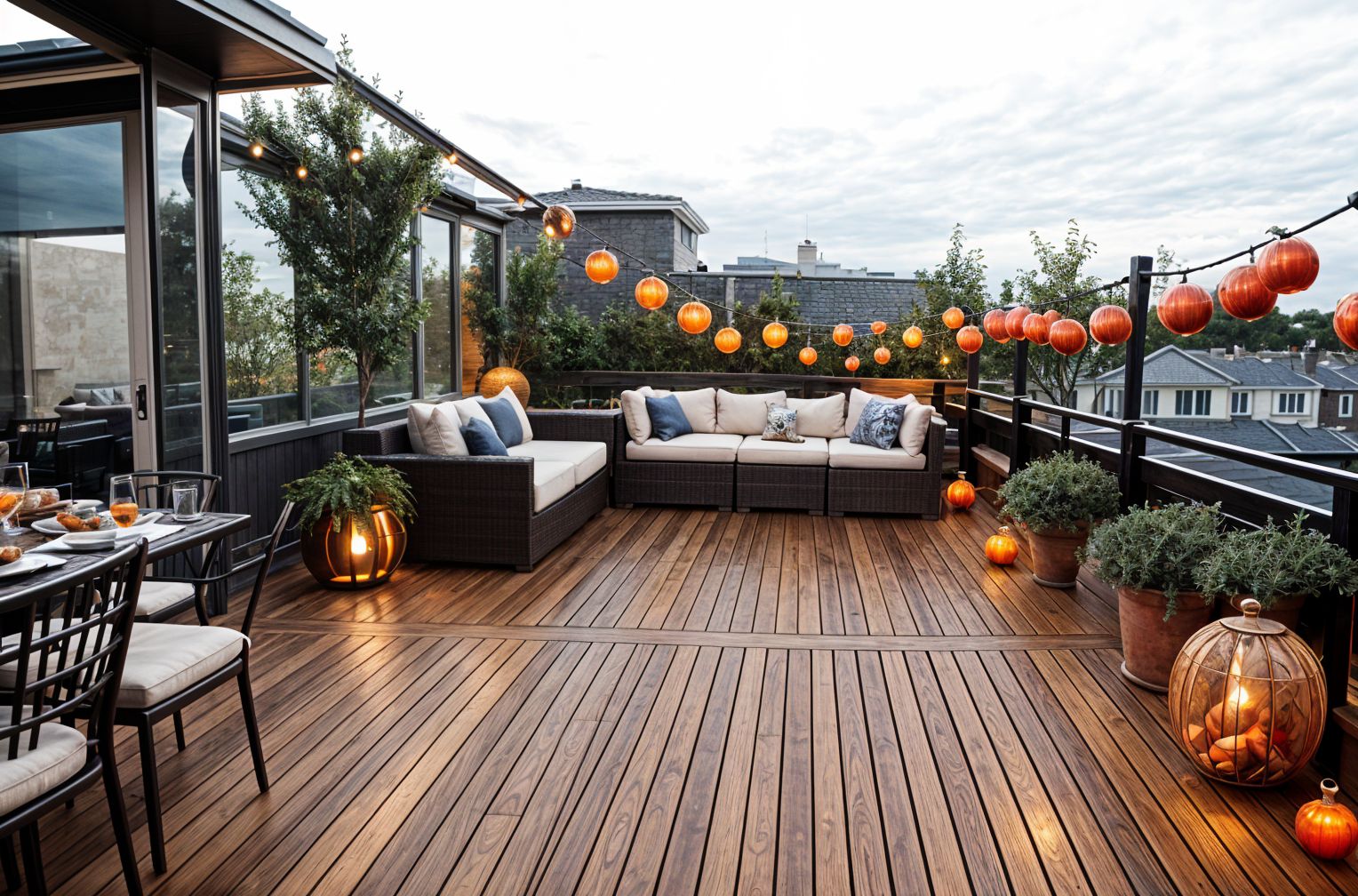 Halloween Rooftop Deck