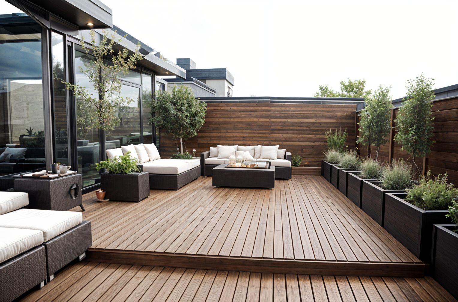 Modern Rooftop Deck