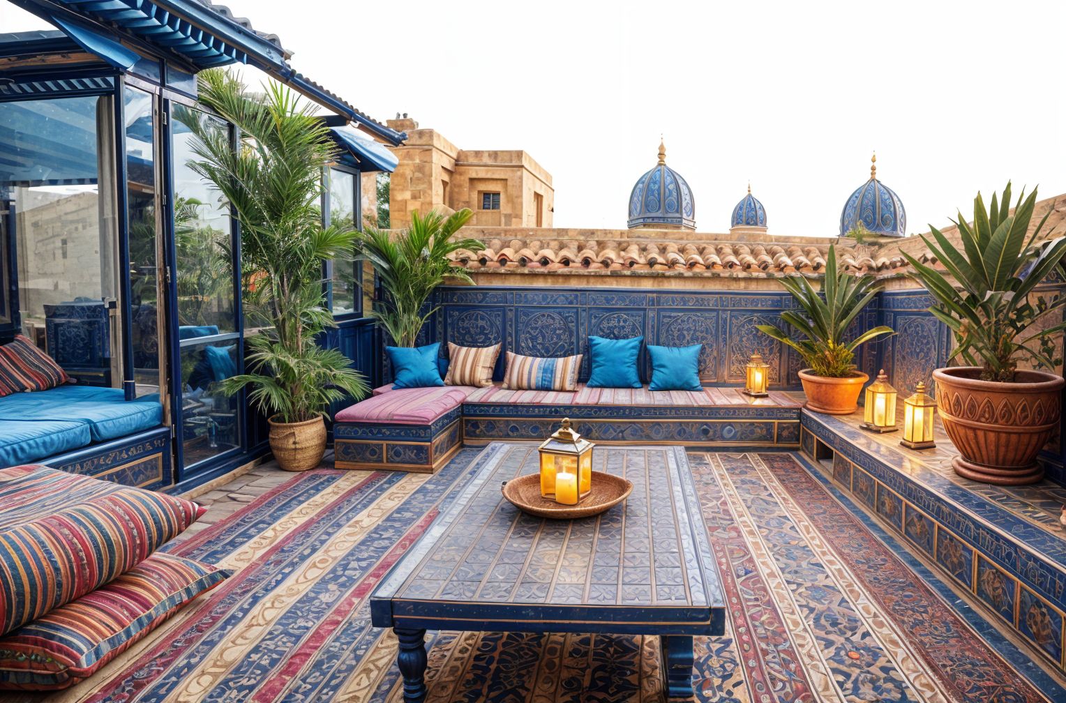 Moroccan Rooftop Deck