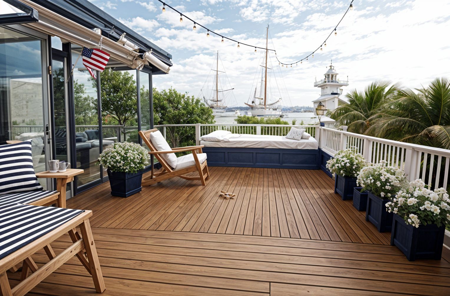 Nautical Rooftop Deck
