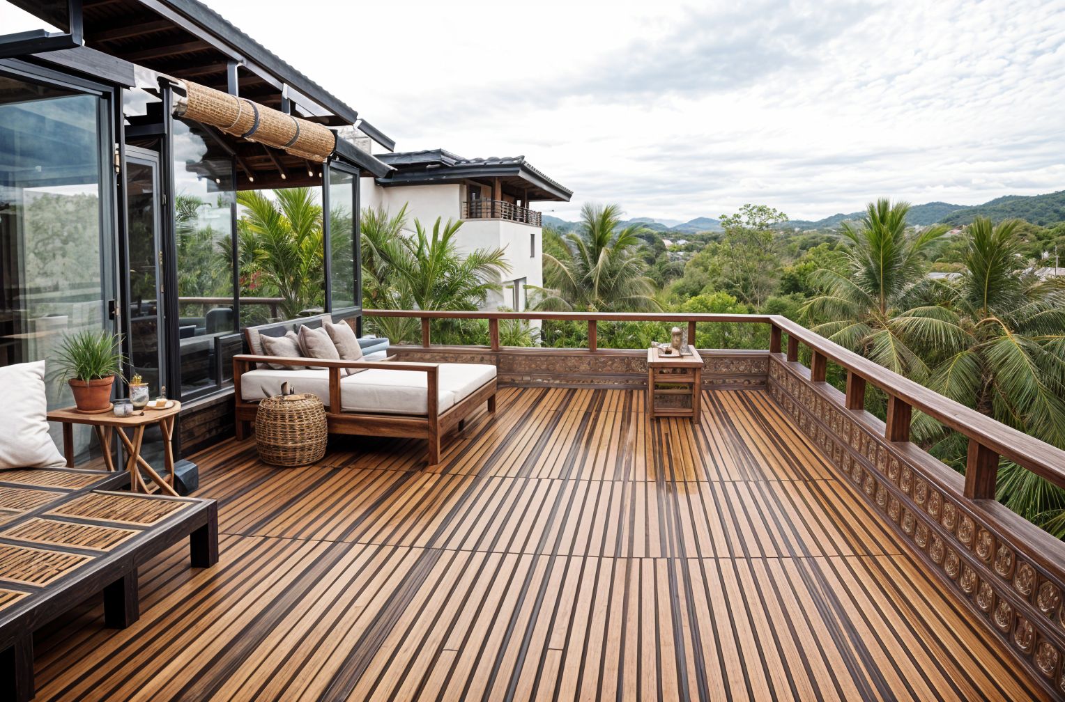 Tribal Rooftop Deck