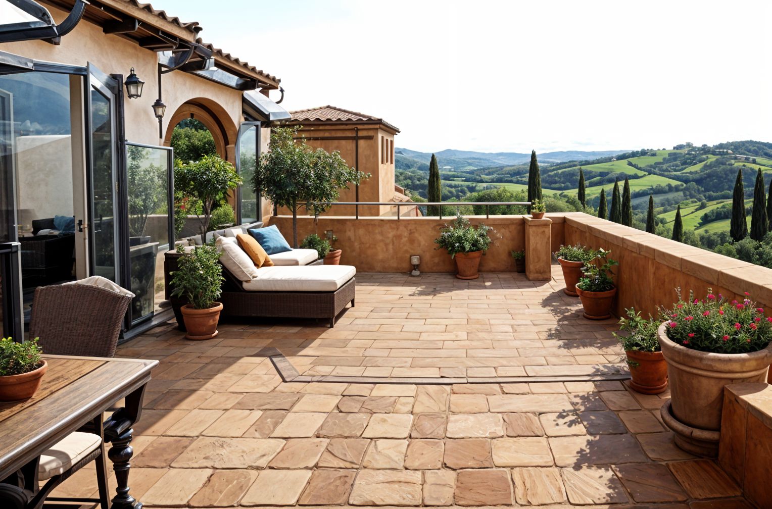 Tuscan Rooftop Deck