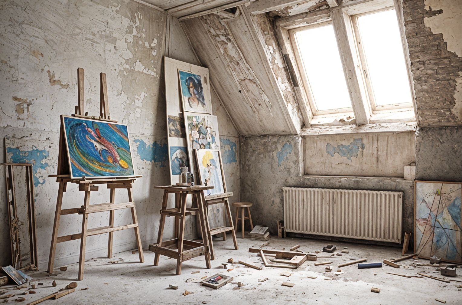 Abandoned Art Studio