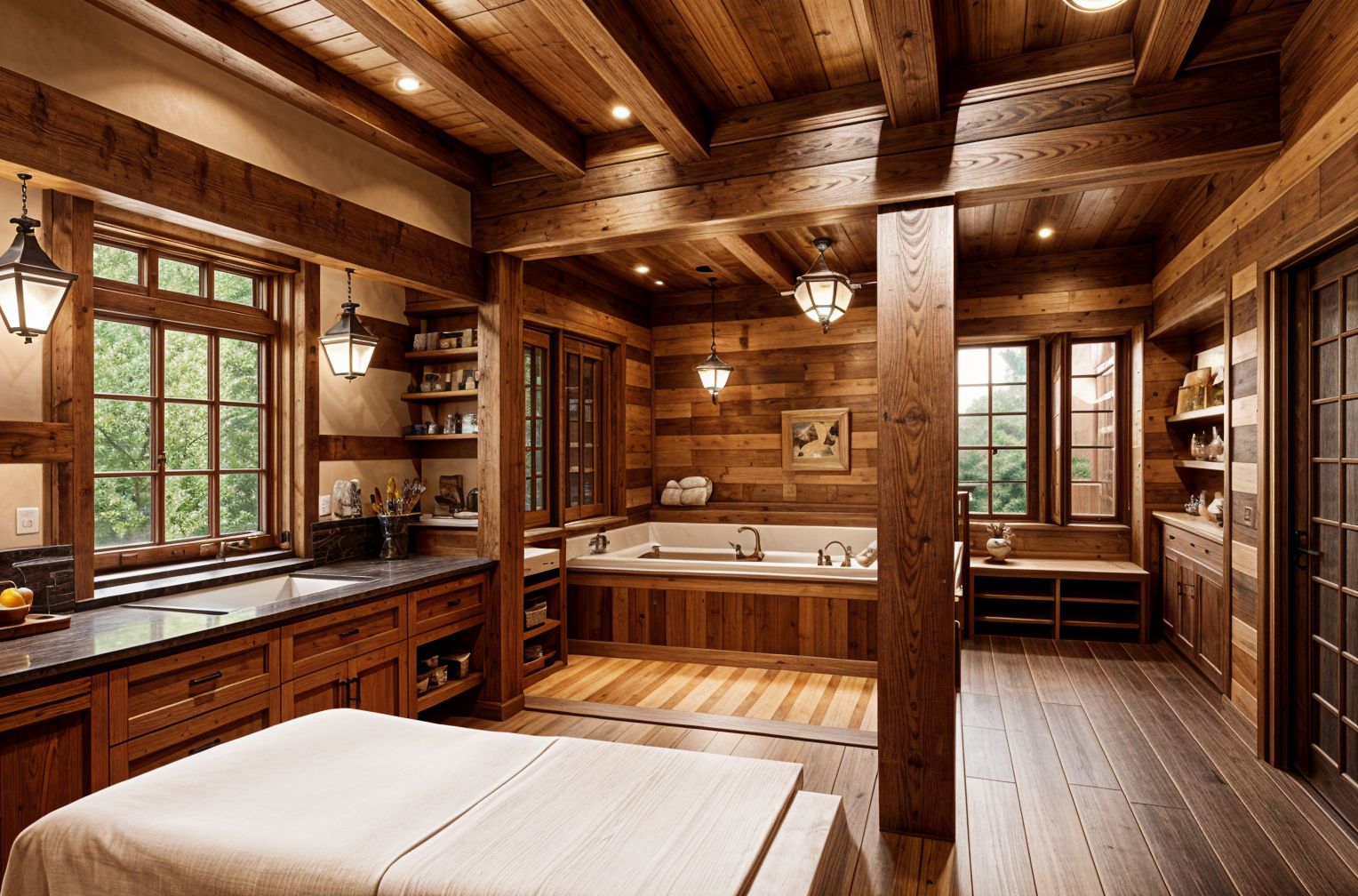 Craftsman Spa Room