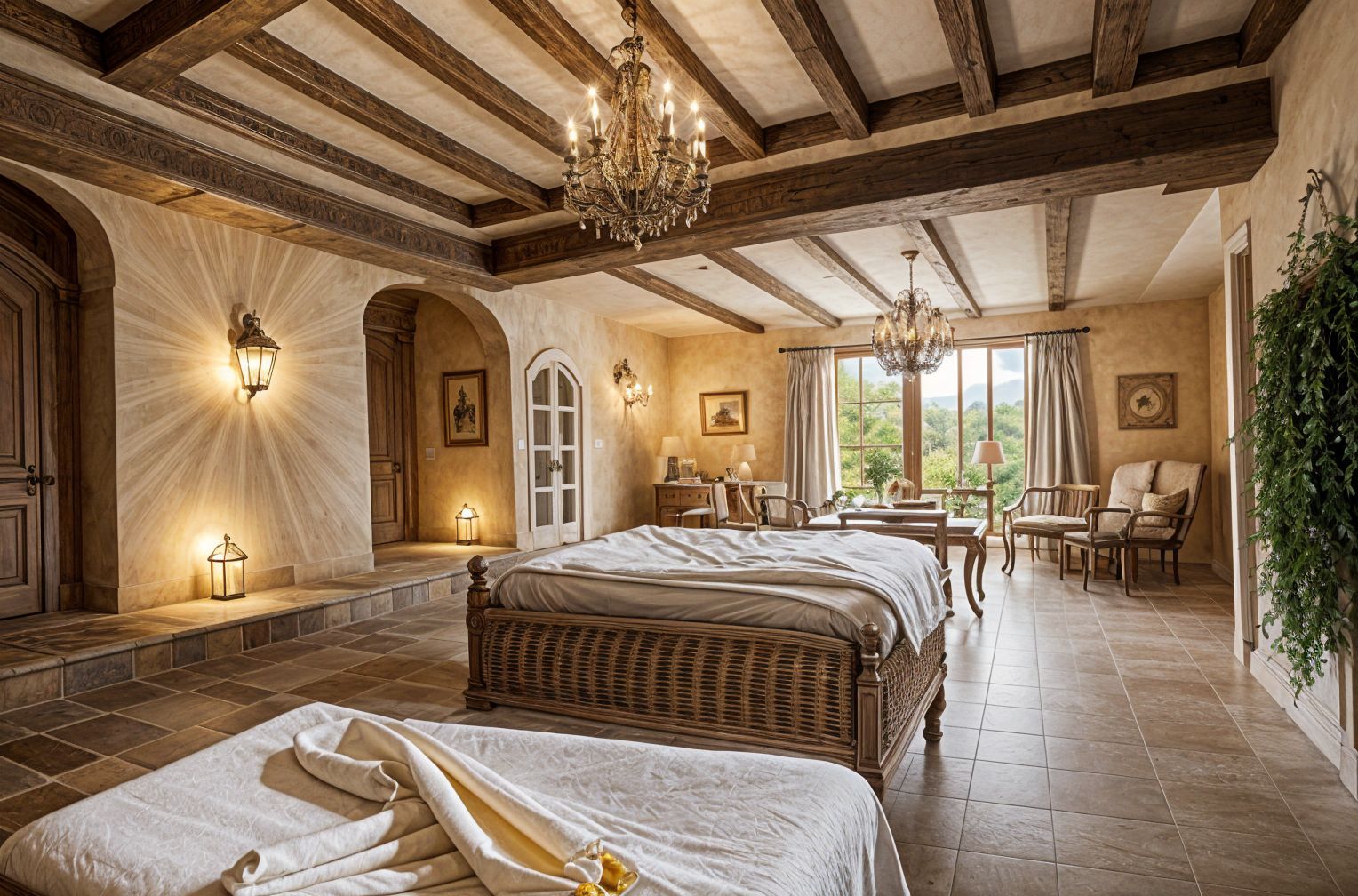 French Country Spa Room