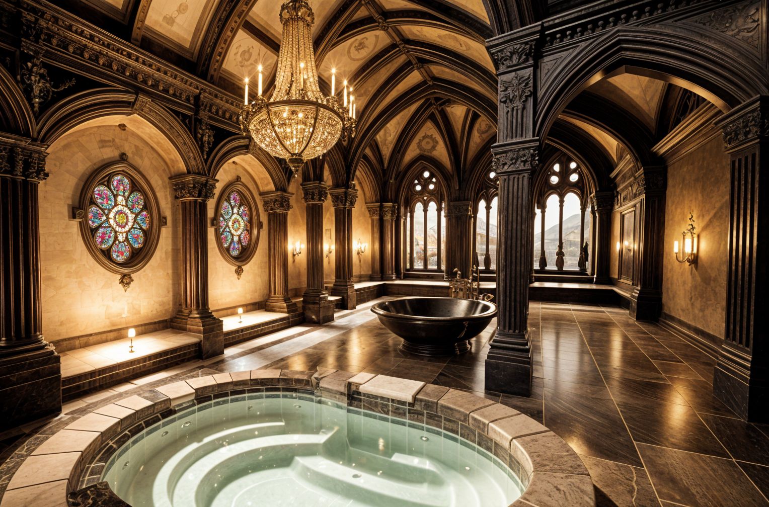 Gothic Spa Room