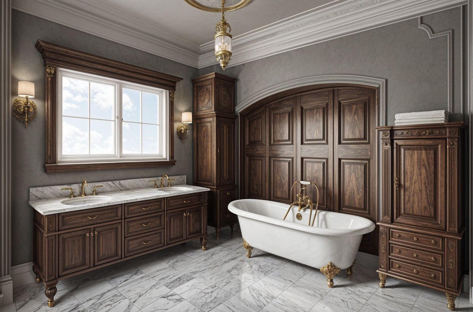 Colonial style Bathroom