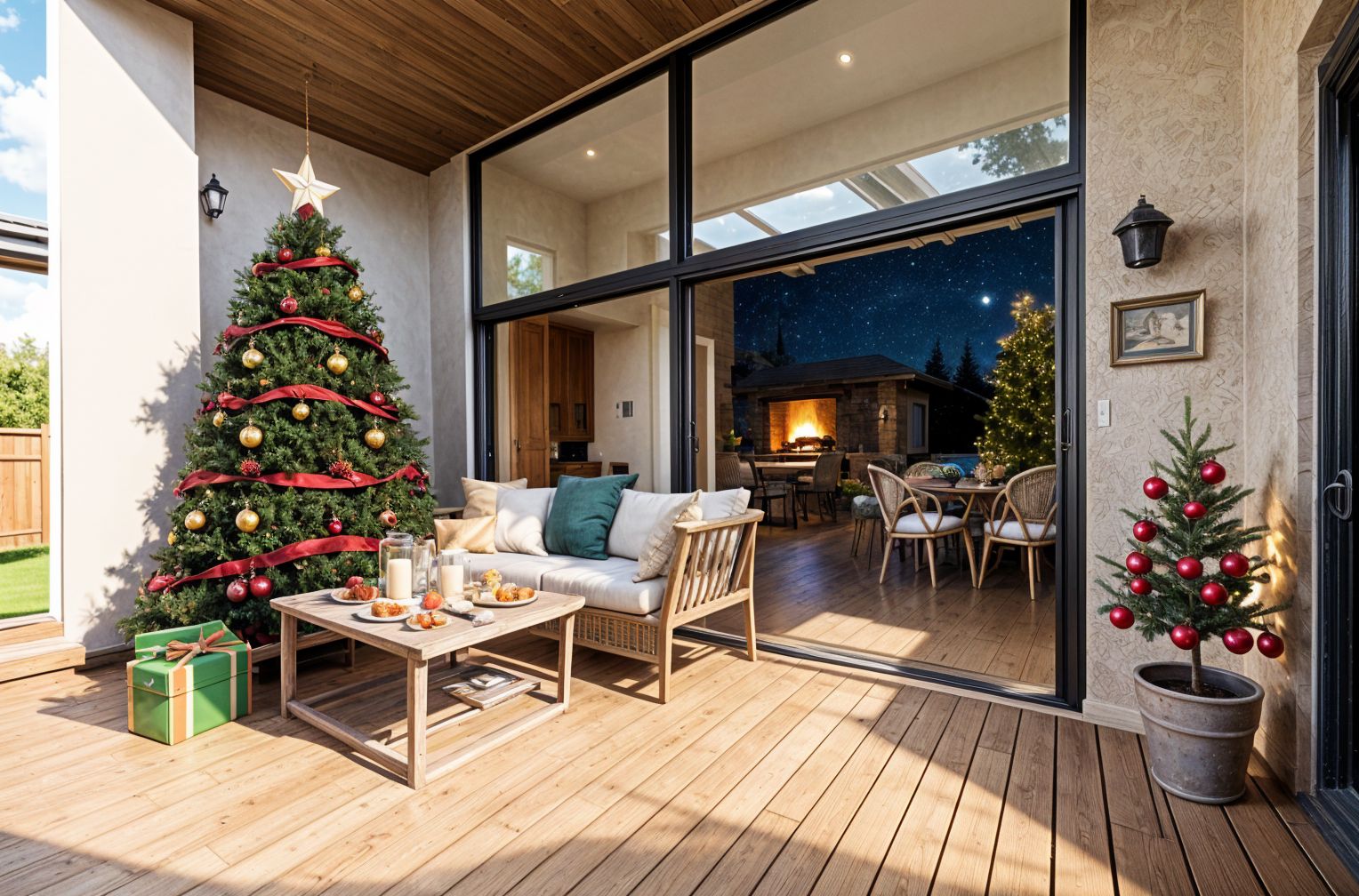 Christmas Terrace