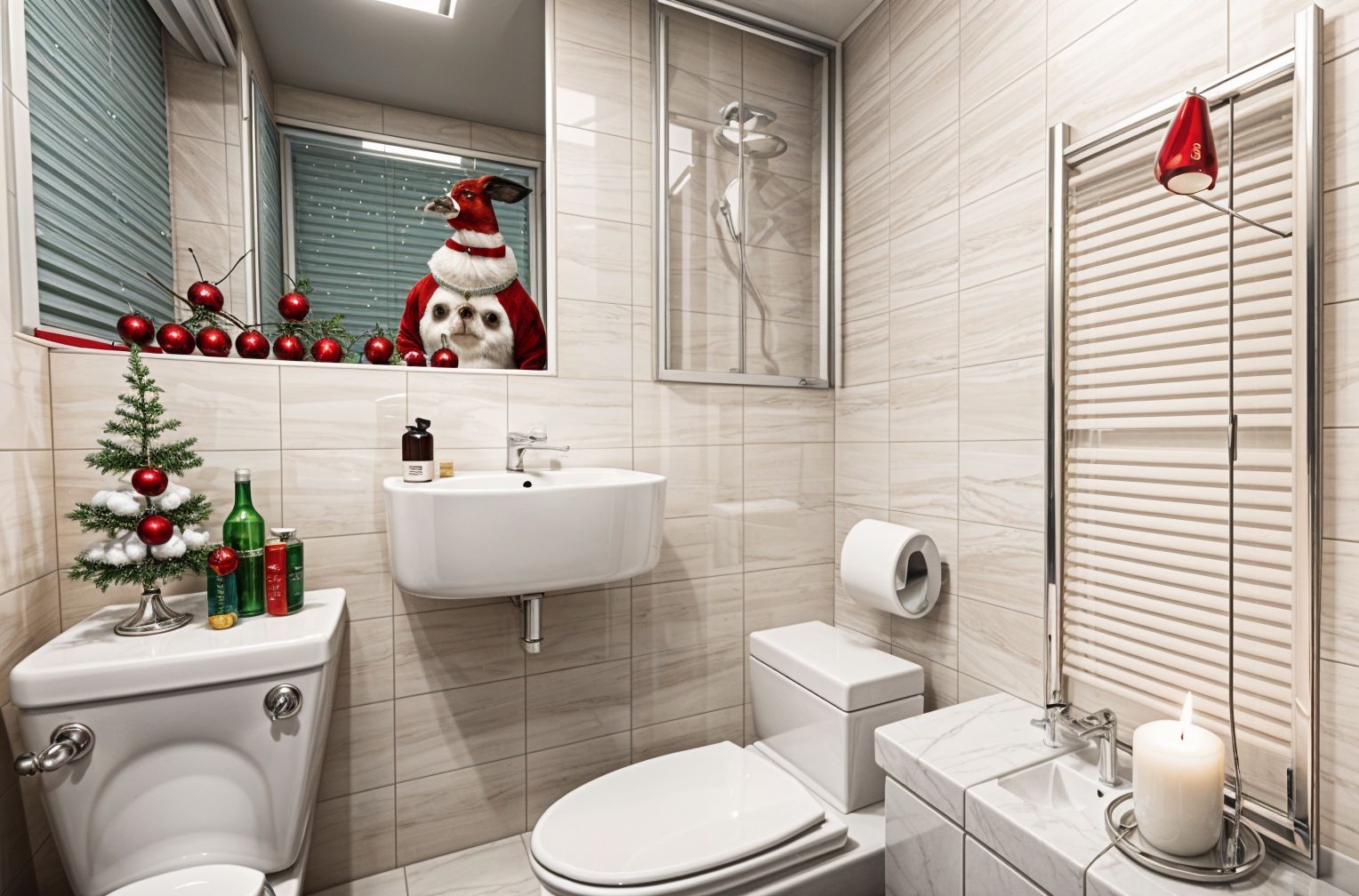 Christmas Toilet