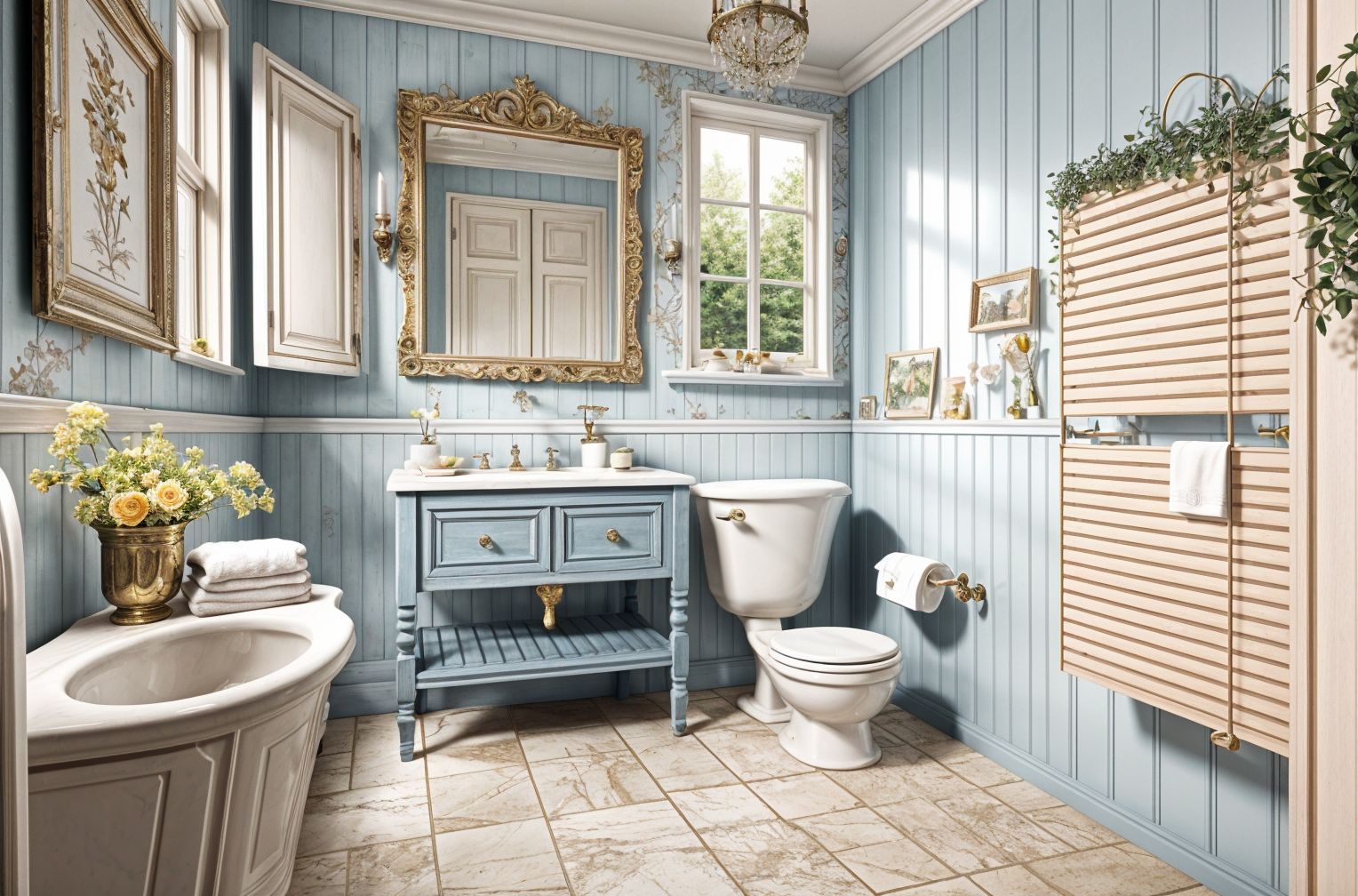 French Country Toilet