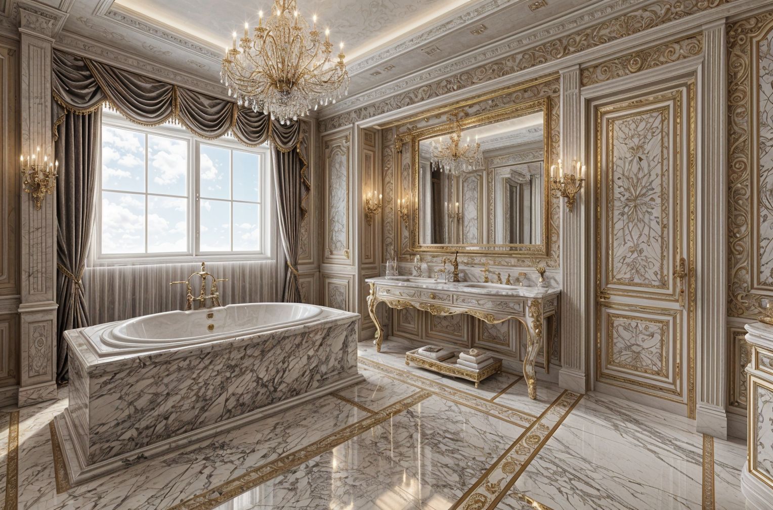 Luxurious style Bathroom