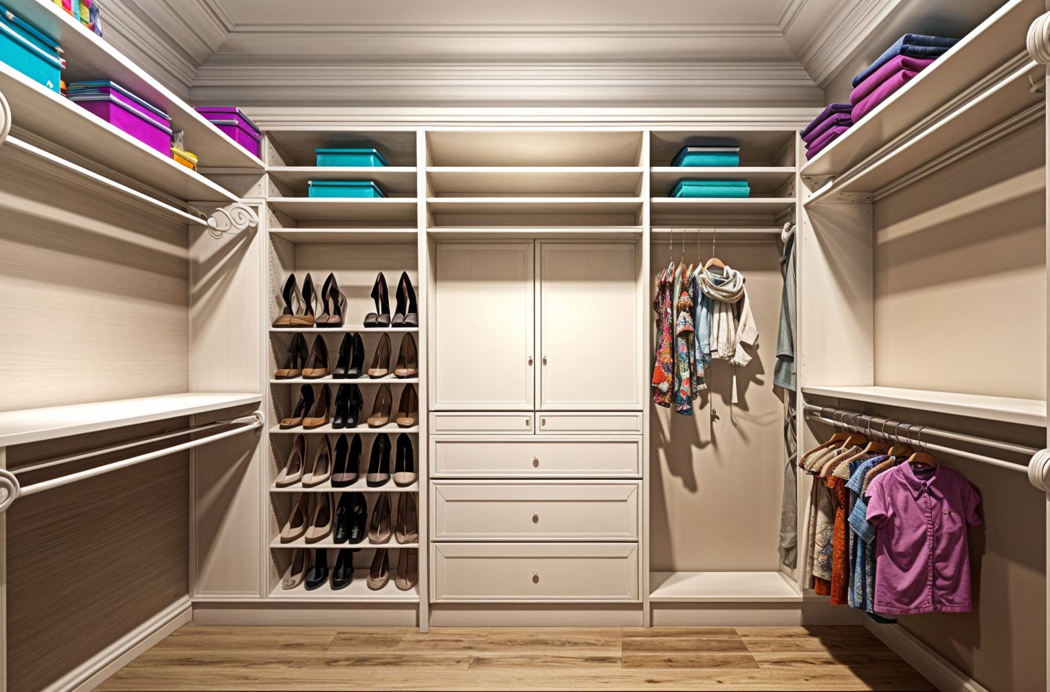 Maximalist Walk In Closet