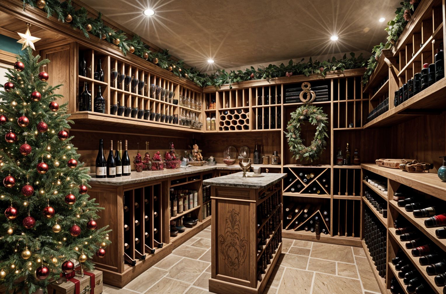 Christmas Wine Cellar