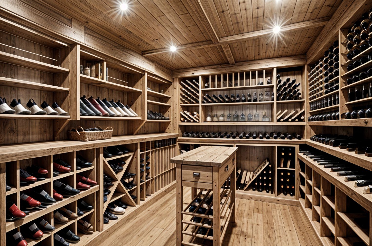 Cottagecore Wine Cellar
