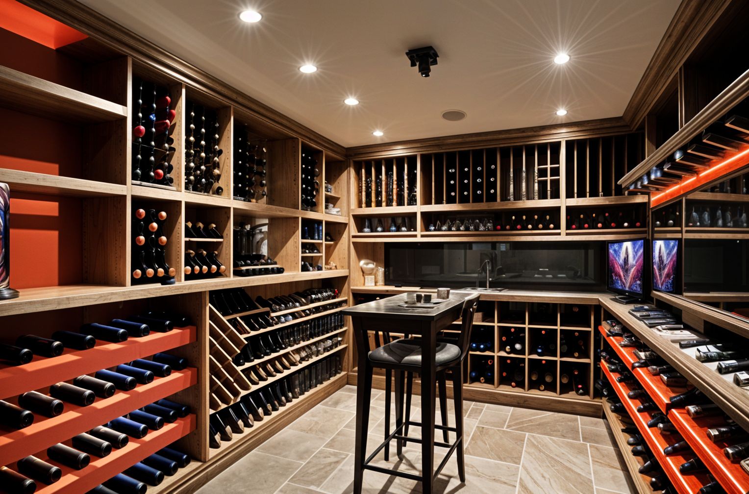 Gamer Room Wine Cellar
