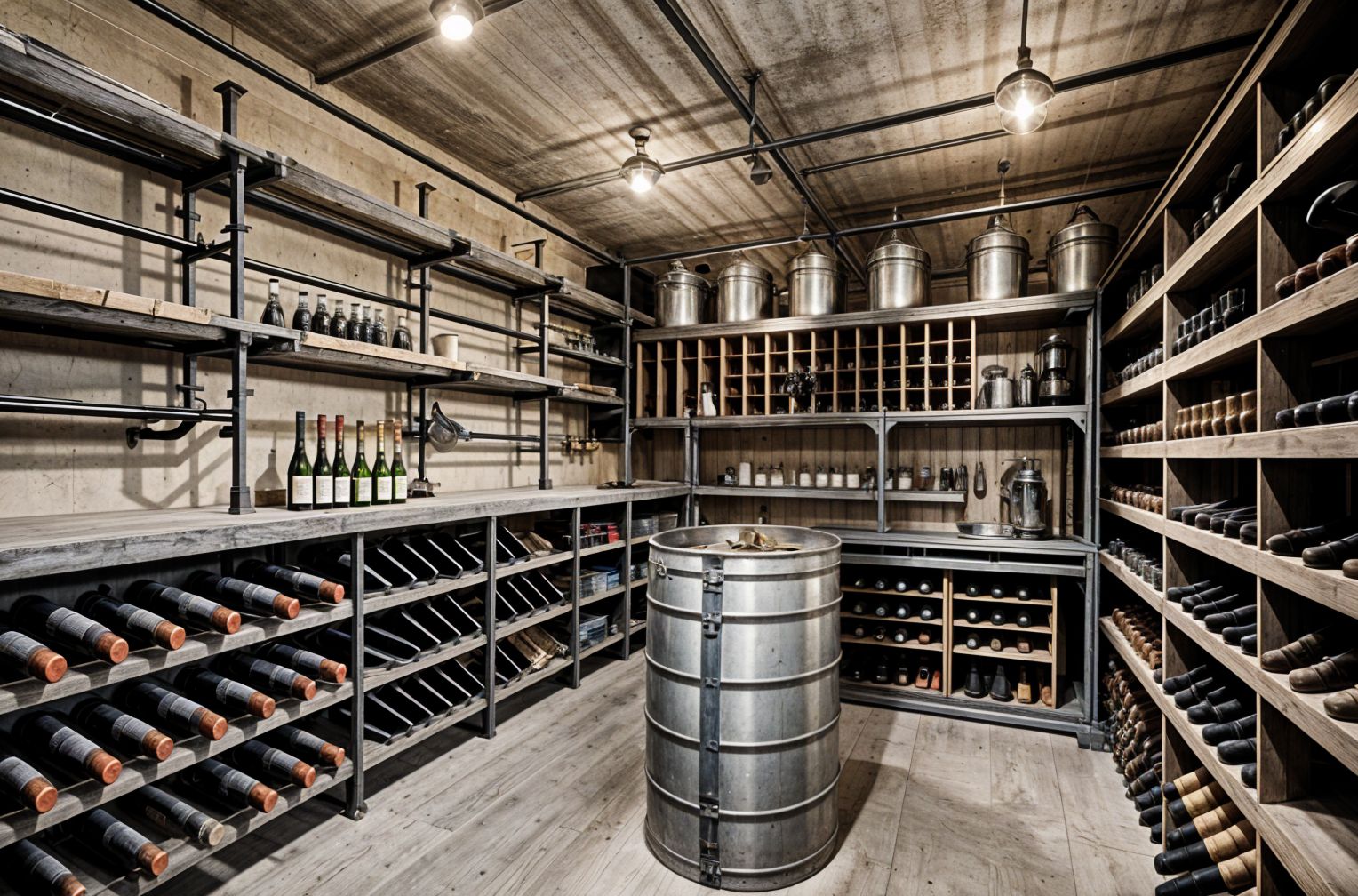 Industrial Wine Cellar