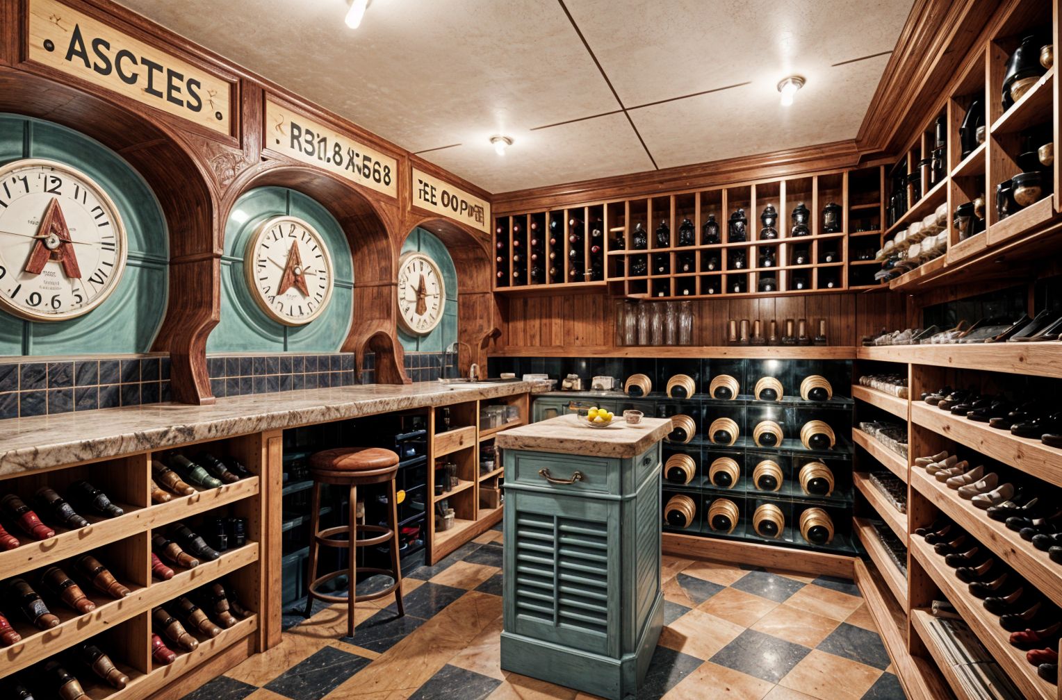 Retro Wine Cellar