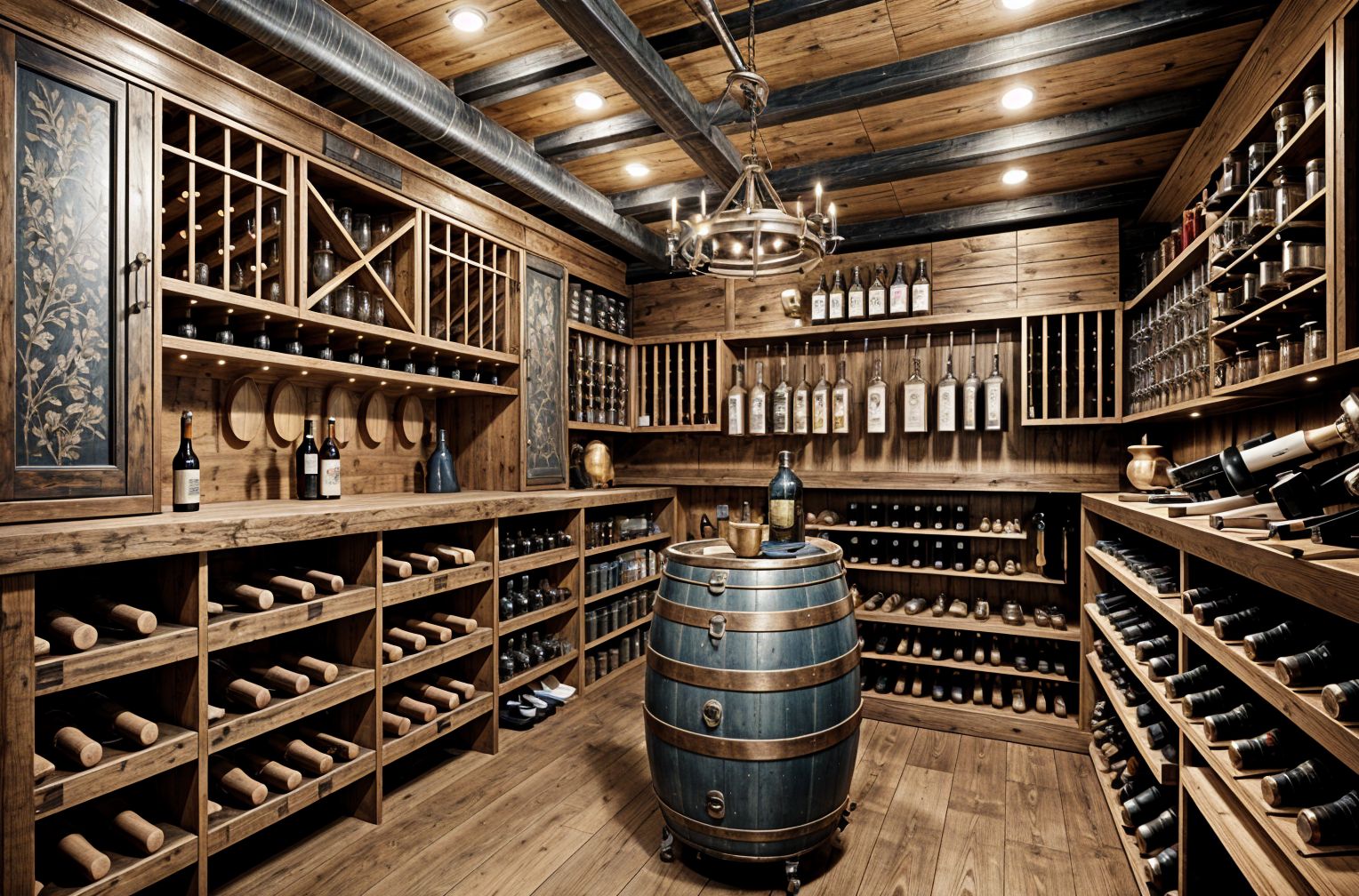 Steampunk Wine Cellar