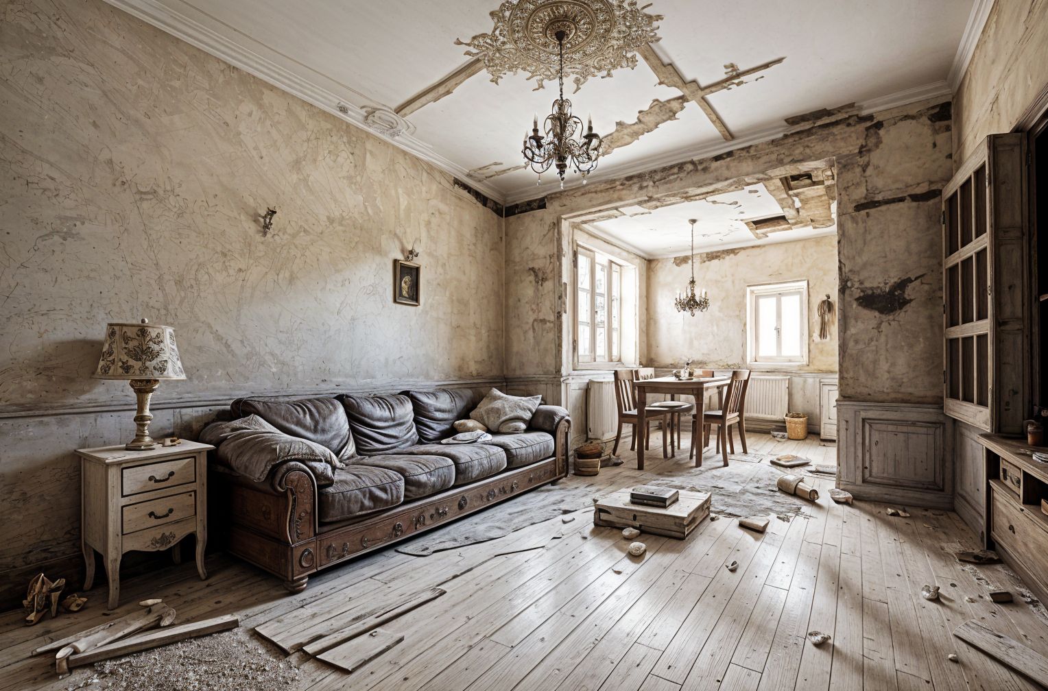 Abandoned Living Room