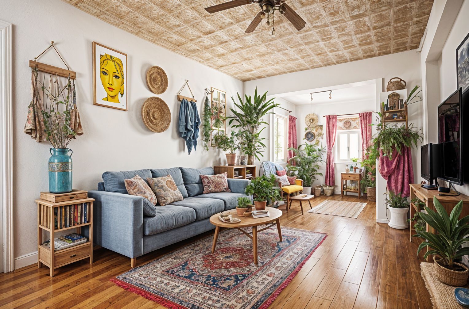 Bohemian style Living Room
