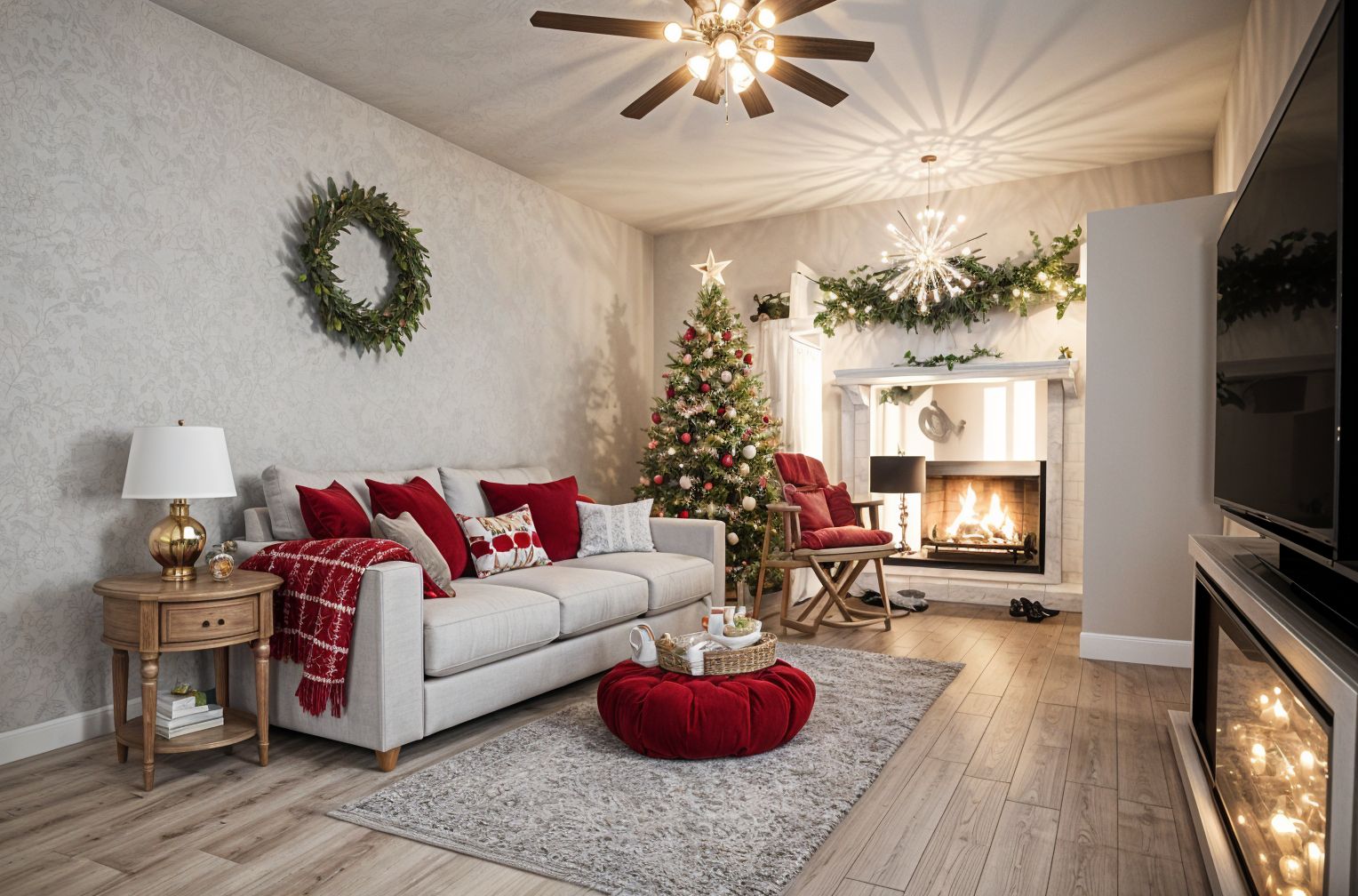 Christmas style Living Room
