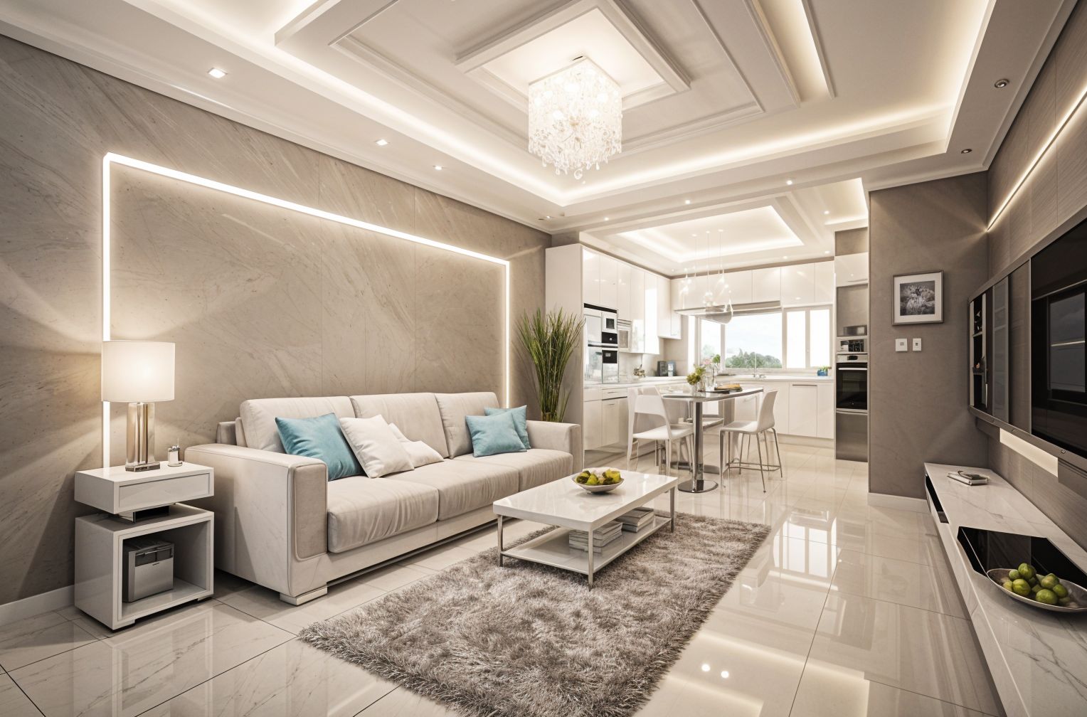 Futuristic Living Room