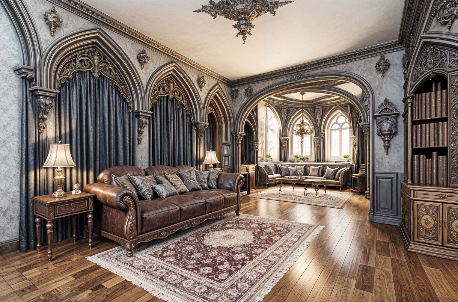 Gothic style Living Room