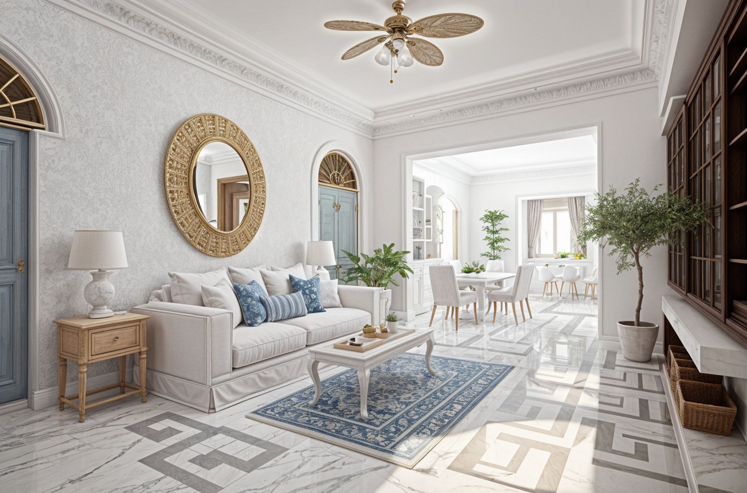 Greek style Living Room