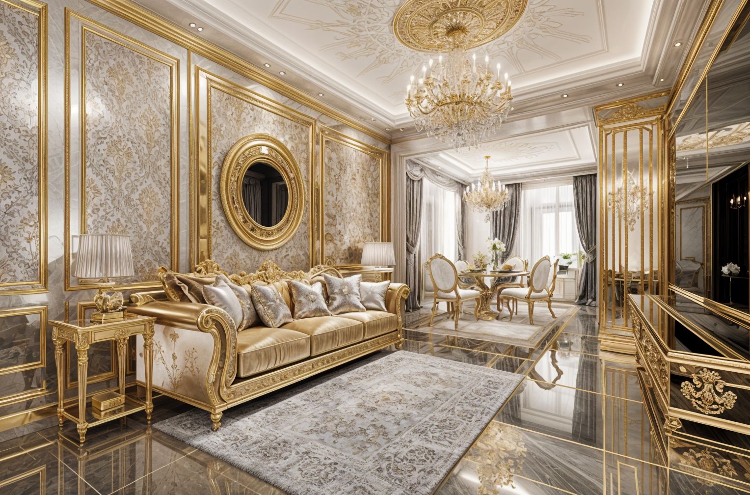Luxurious style Living Room