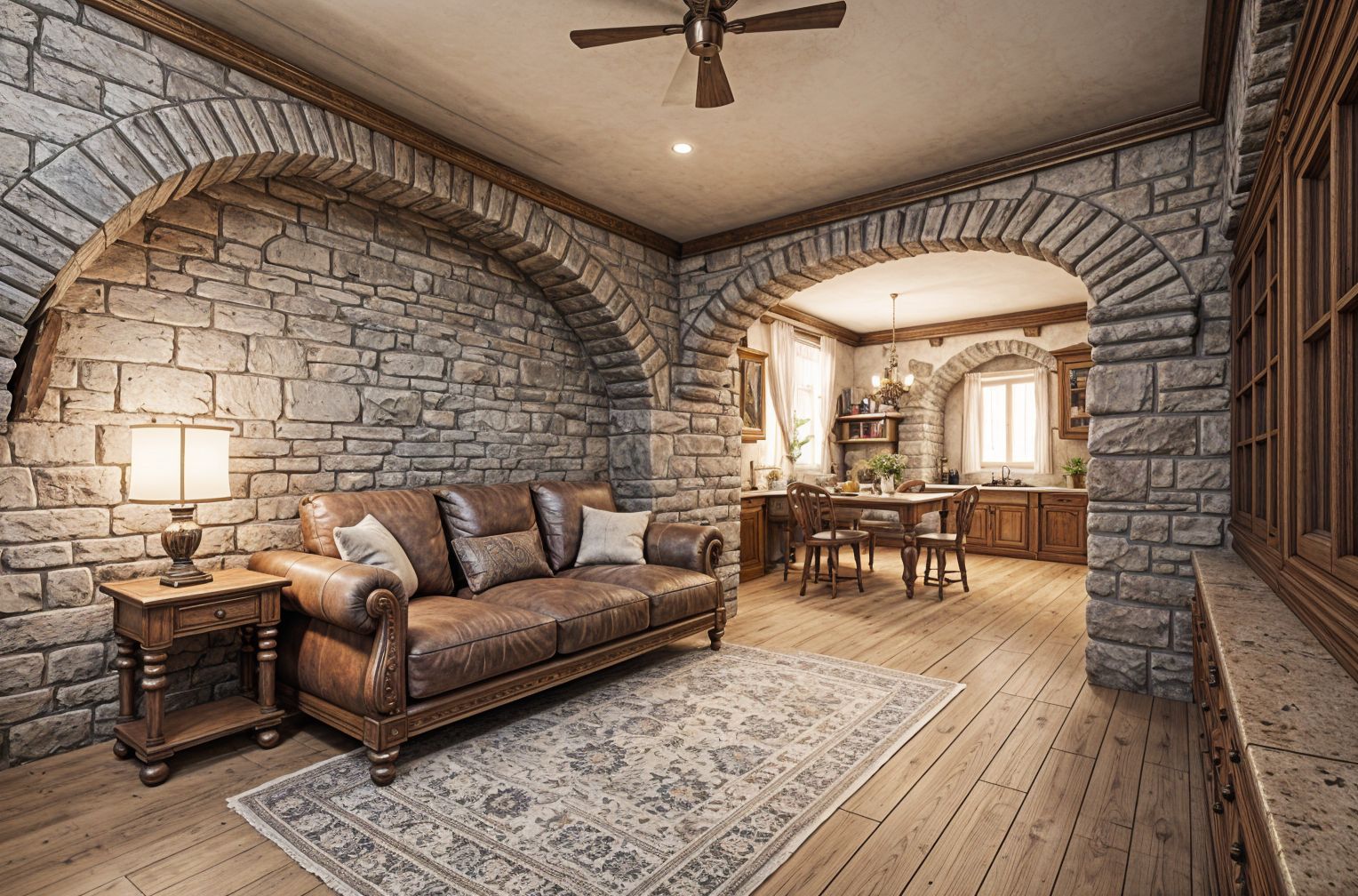 Medieval style Living Room