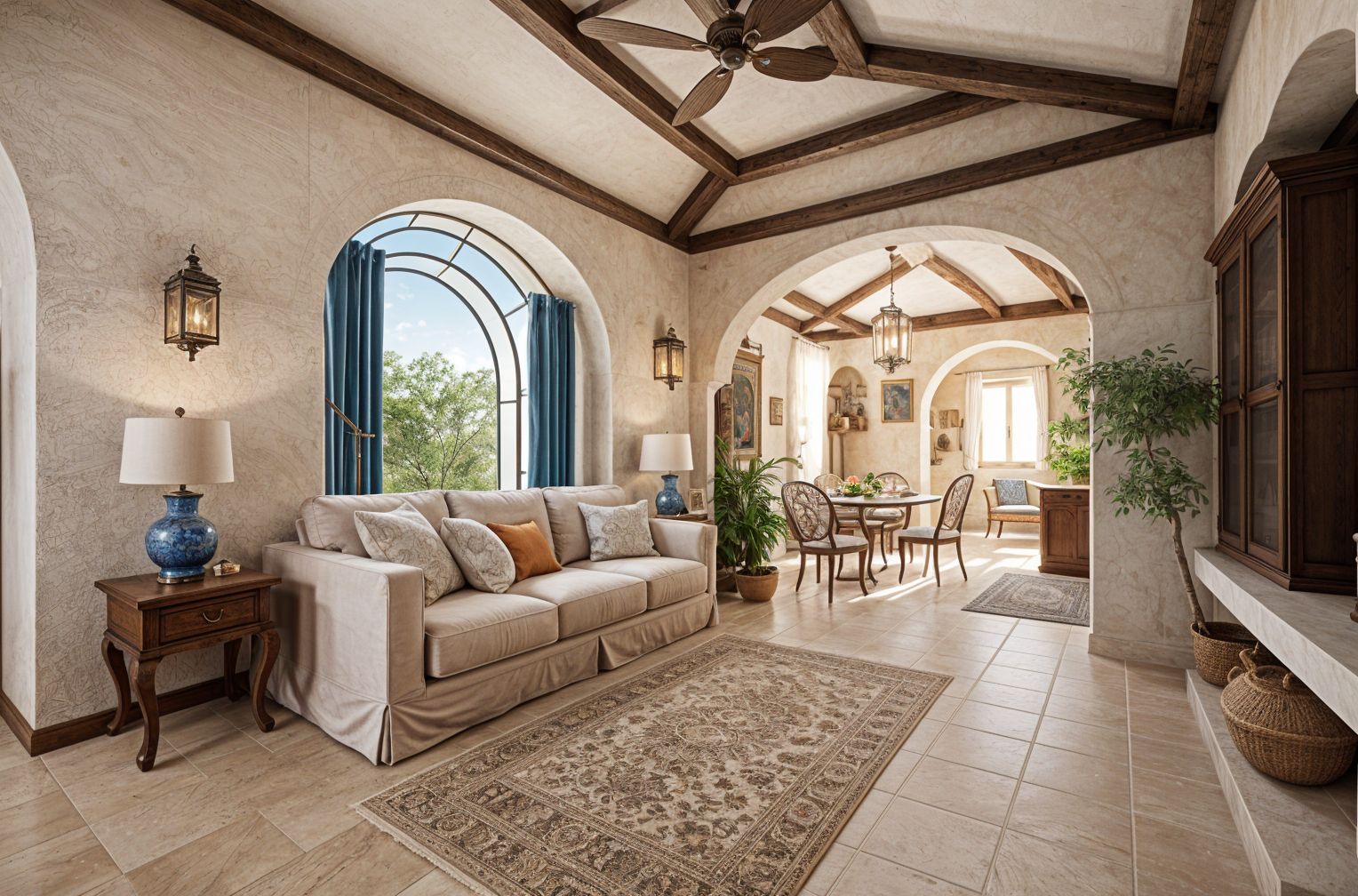 Mediterranean Living Room