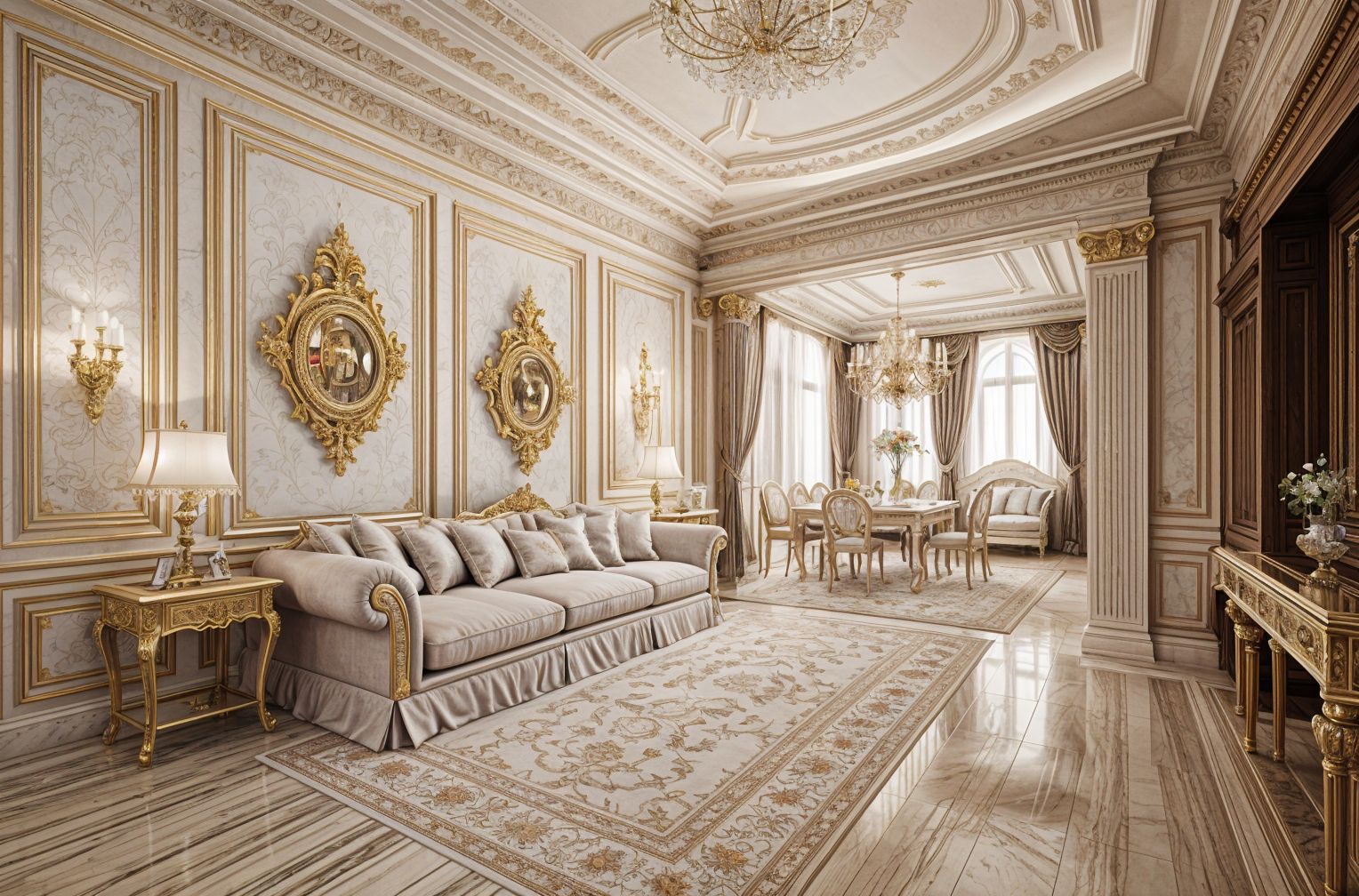Neoclassic style Living Room