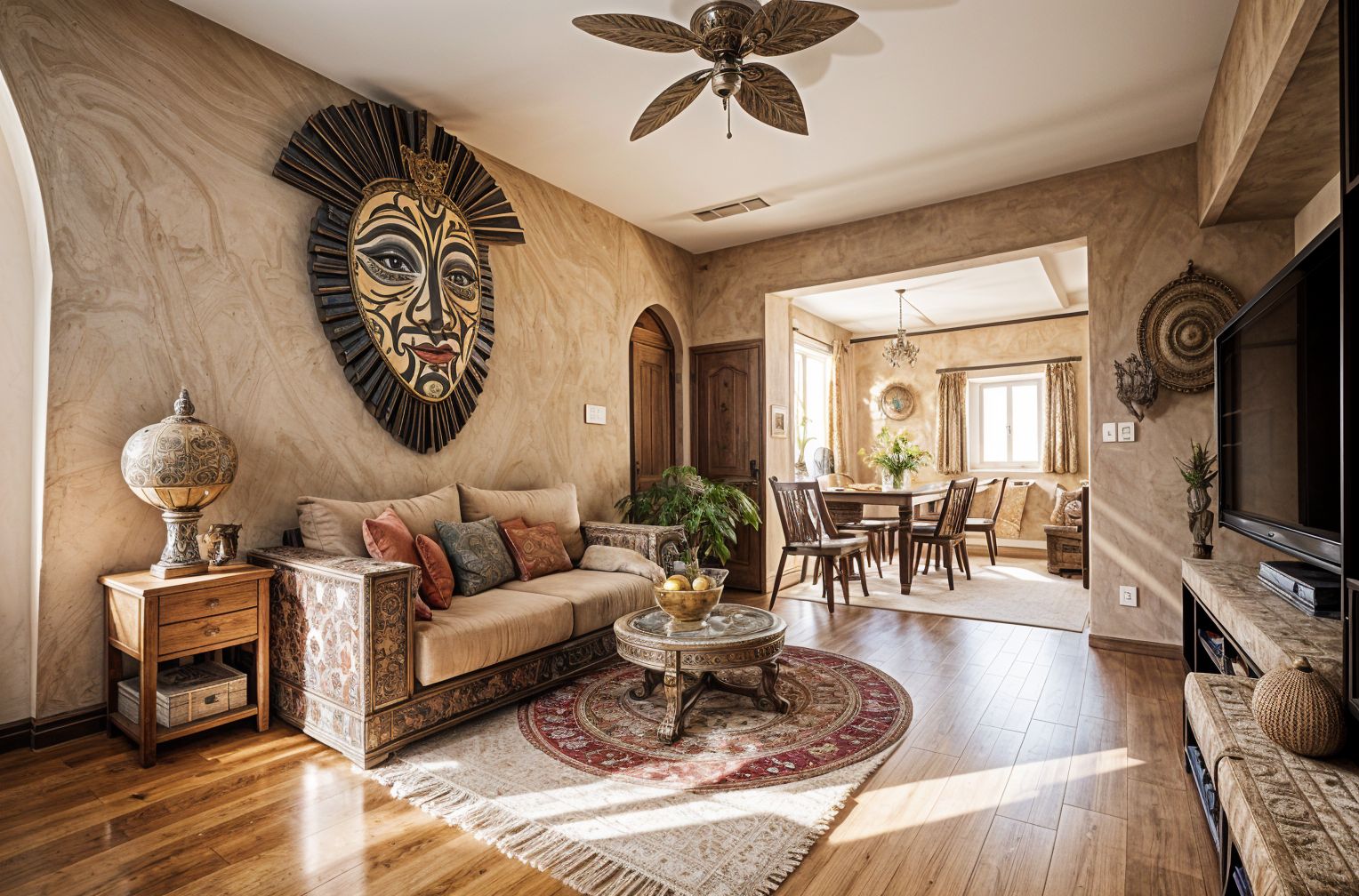 Tribal Living Room