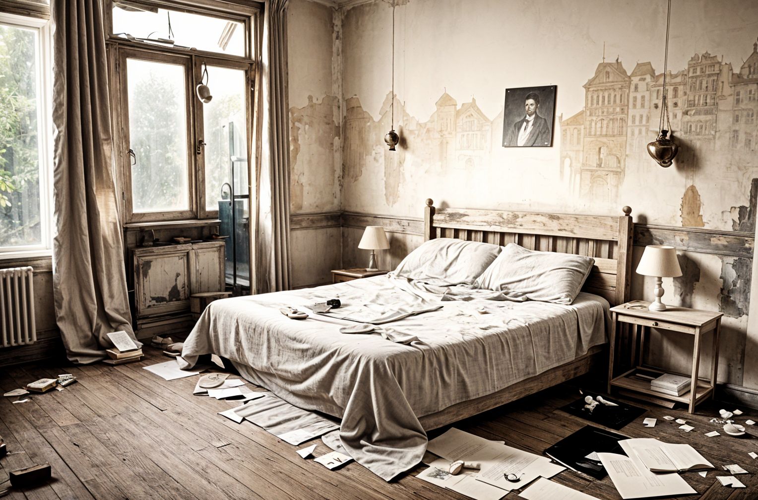 Abandoned style Bedroom