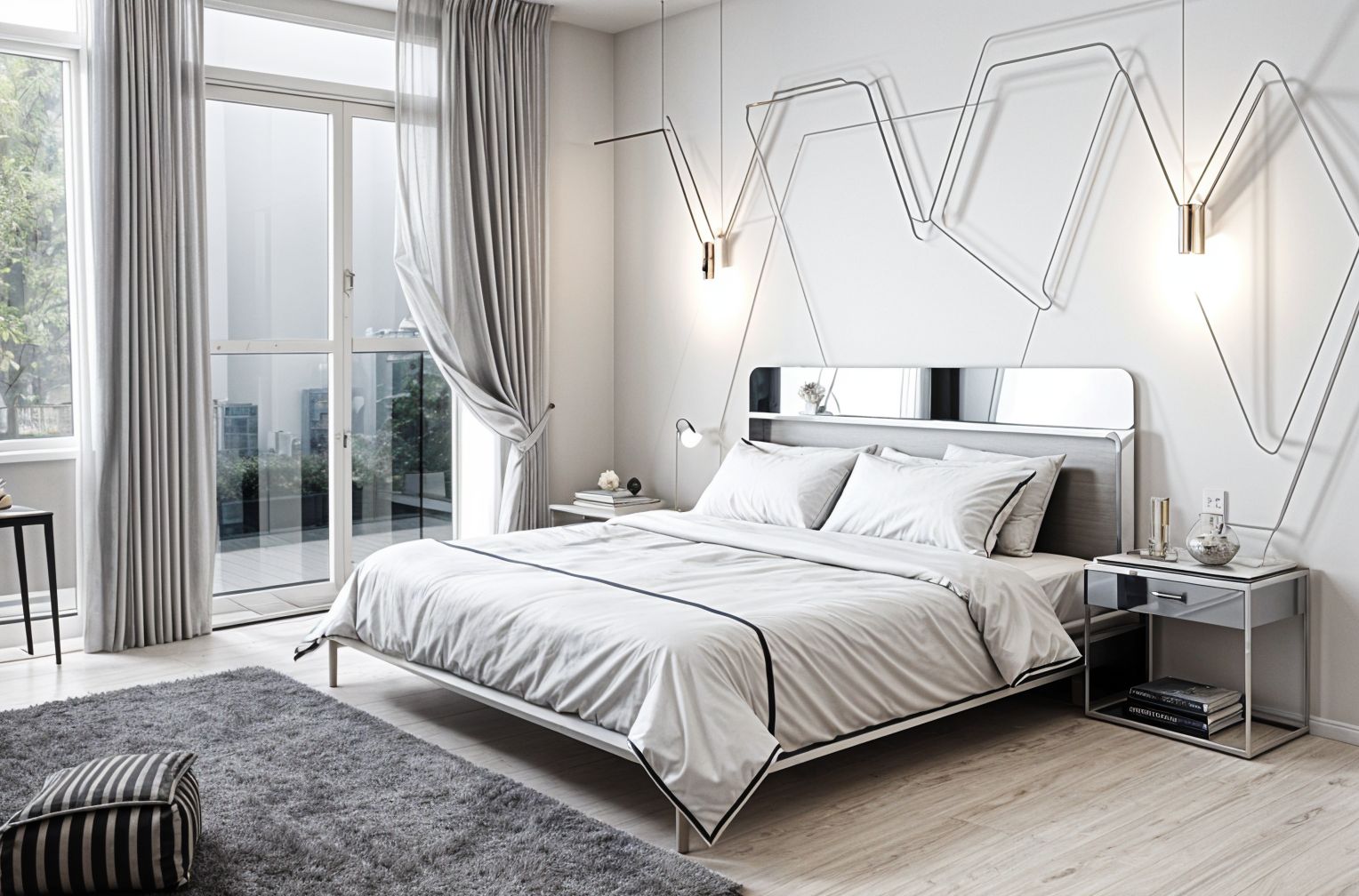 Futuristic style Bedroom