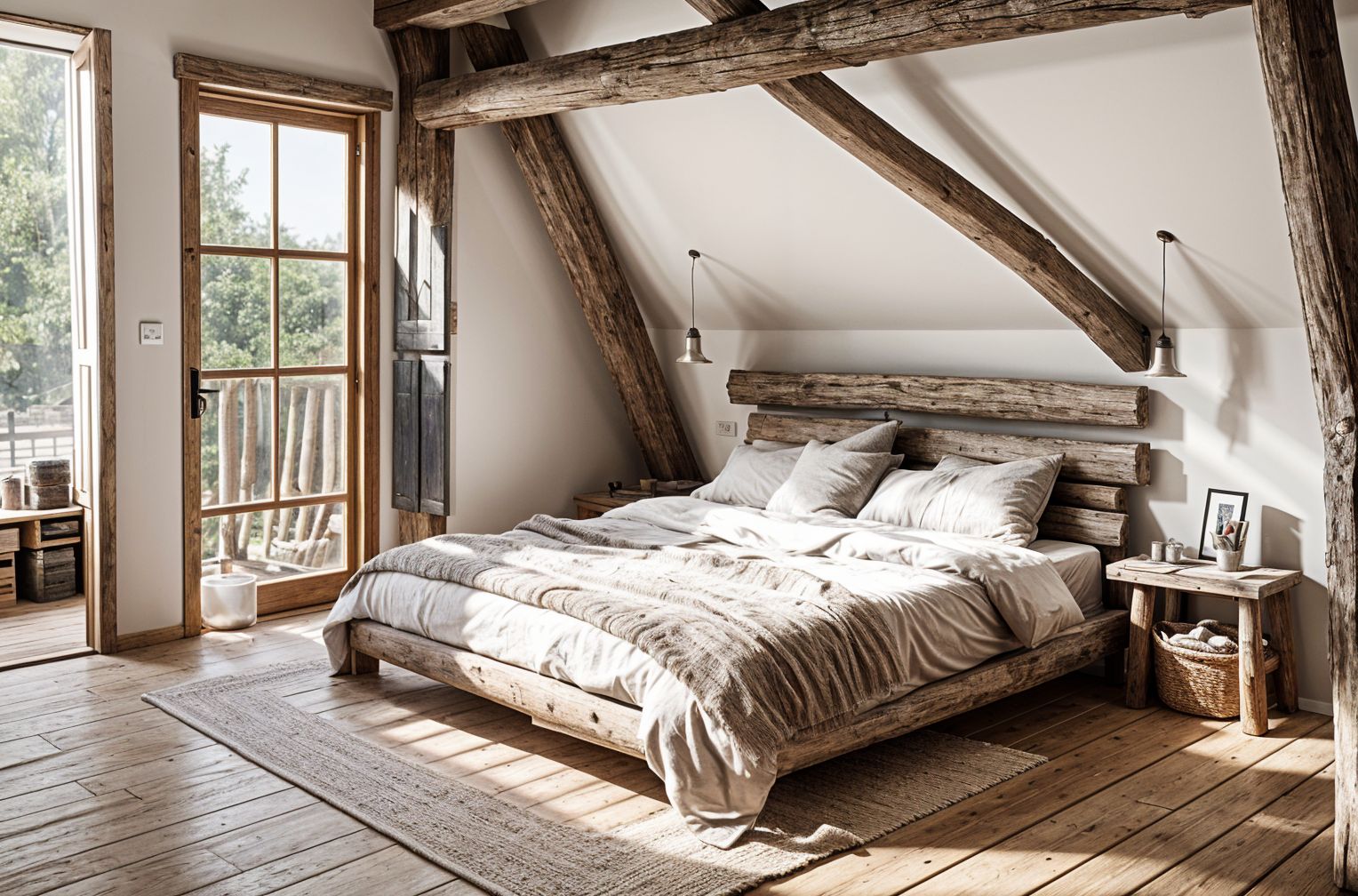 Rustic style Bedroom
