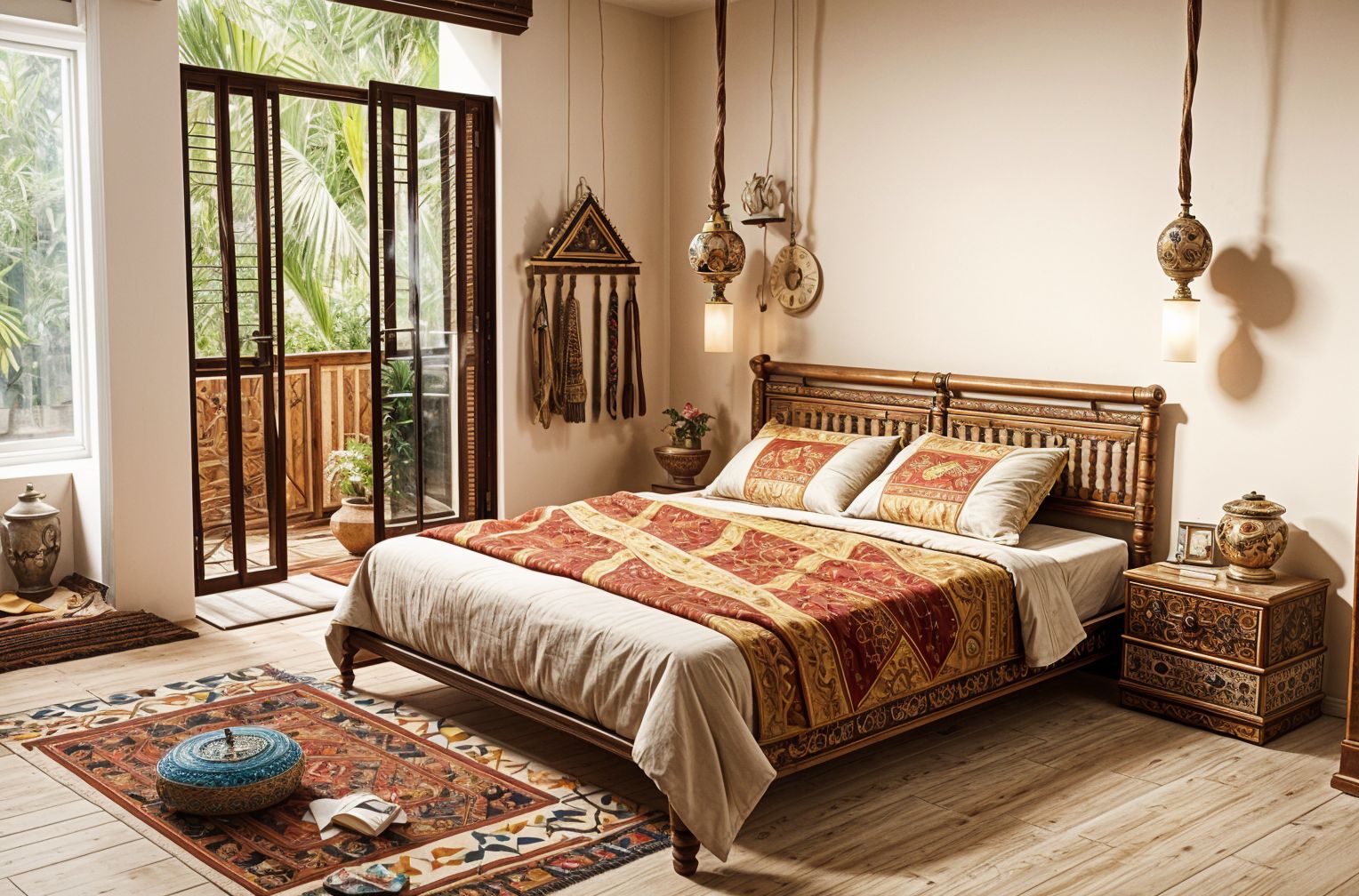 Tribal style Bedroom