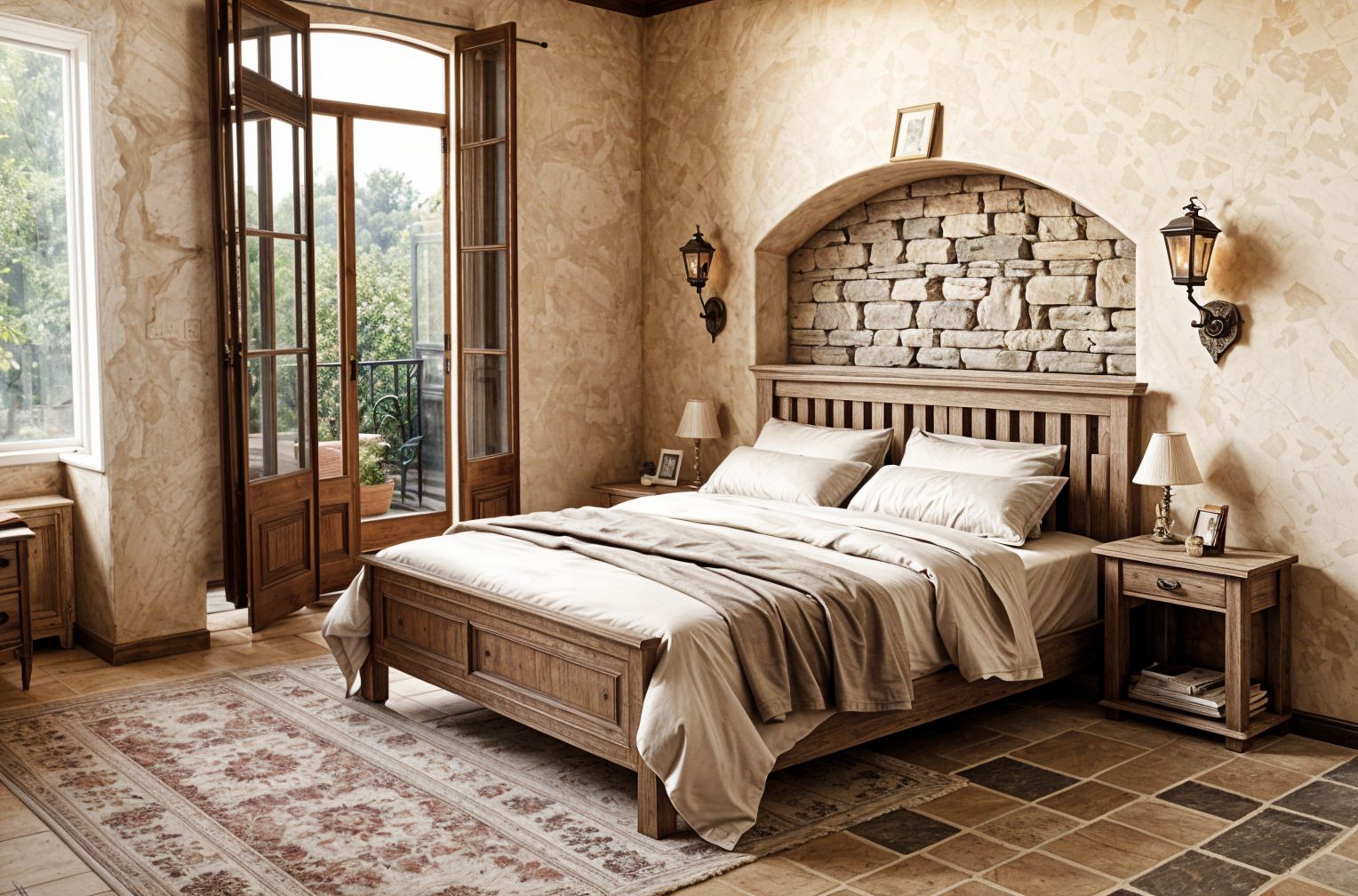 Tuscan style Bedroom
